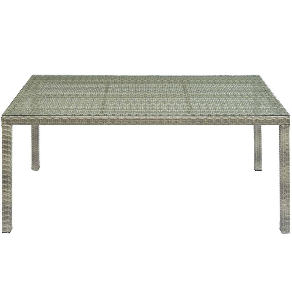 Modway Conduit 5 Piece Outdoor Patio Wicker Rattan Dining Set | Outdoor Dining Sets | 
