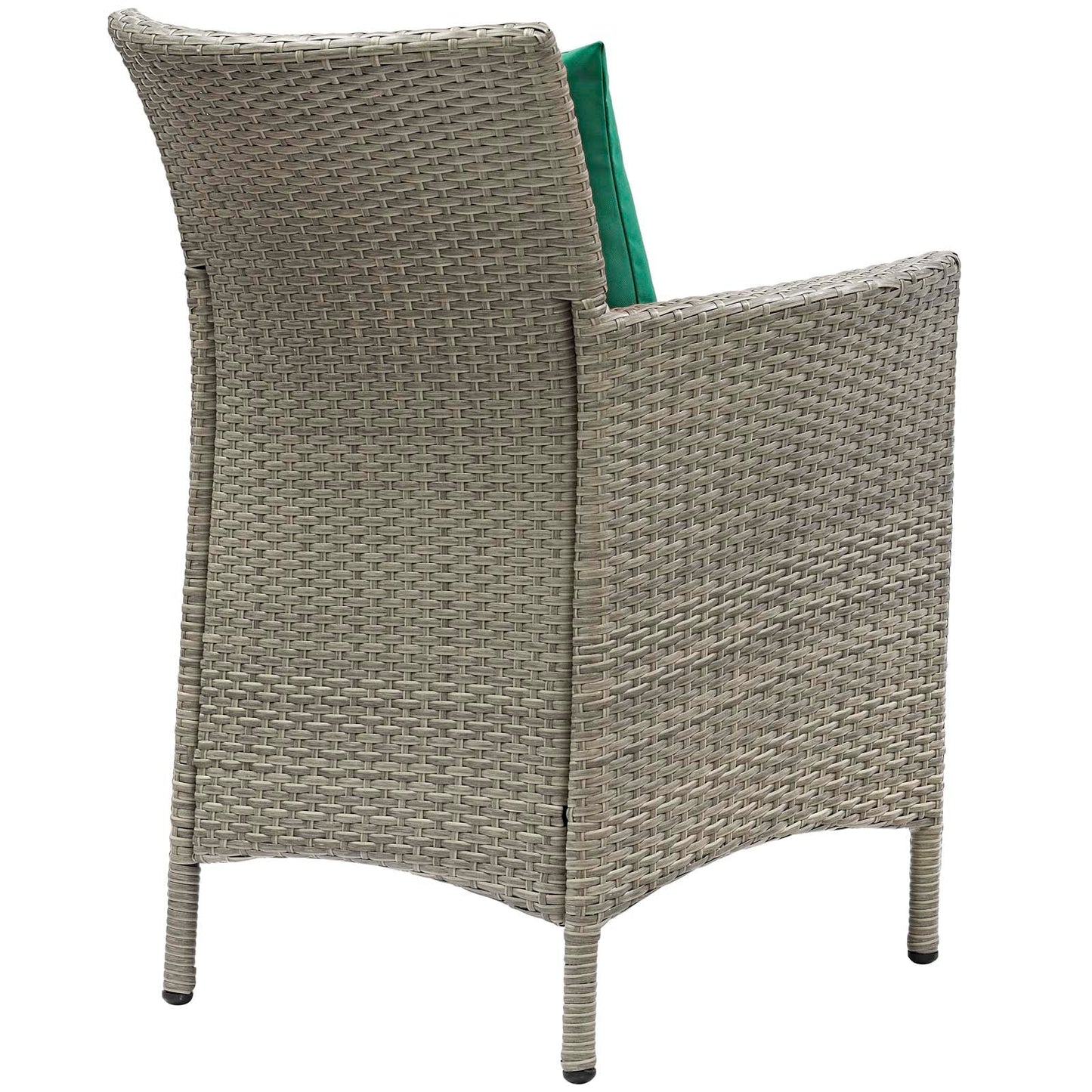 Modway Conduit 5 Piece Outdoor Patio Wicker Rattan Dining Set - EEI-3894