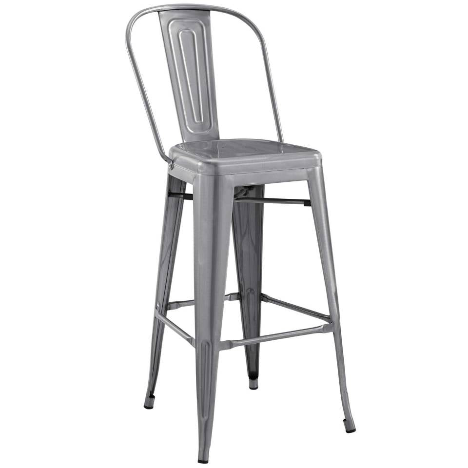 Modway Promenade Bar Side Stool Set of 4 |  | Modishstore-3
