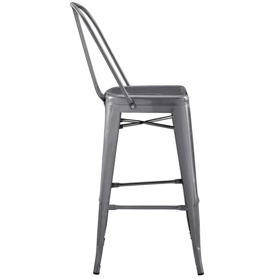 Modway Promenade Bar Side Stool Set of 4 |  | Modishstore-4