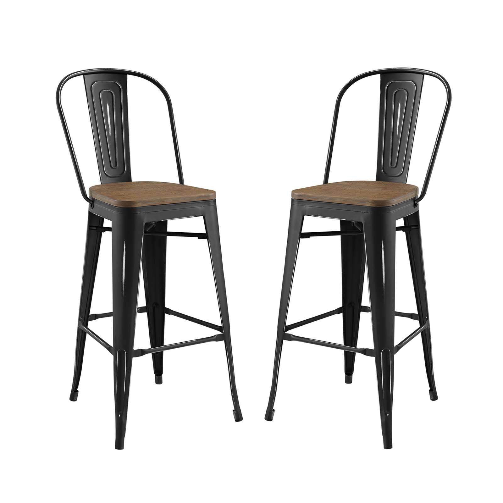 Modway Promenade Bar Stool Set of 2 | Bar Stools | Modishstore-2