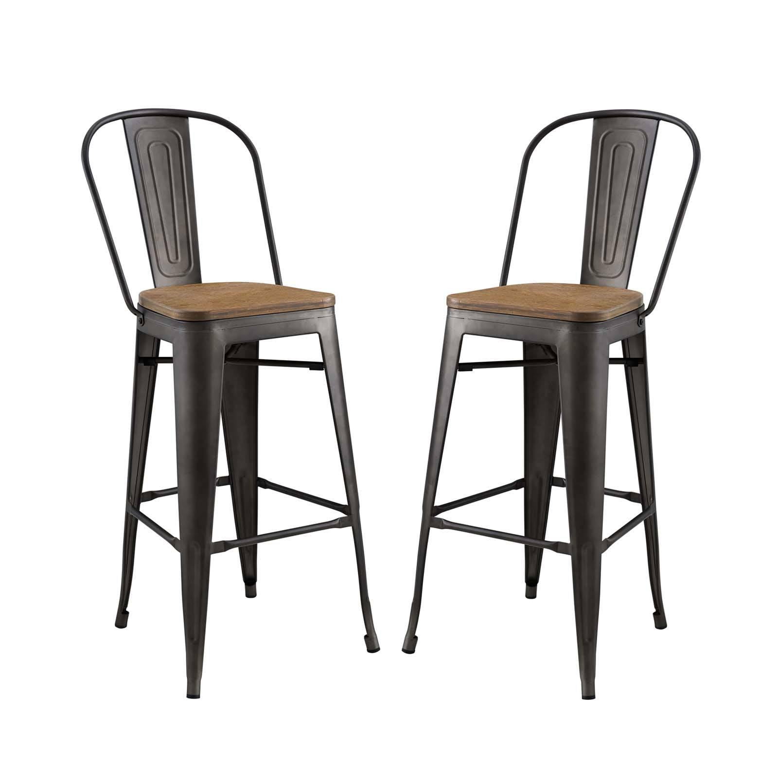 Modway Promenade Bar Stool Set of 2 | Bar Stools | Modishstore-3