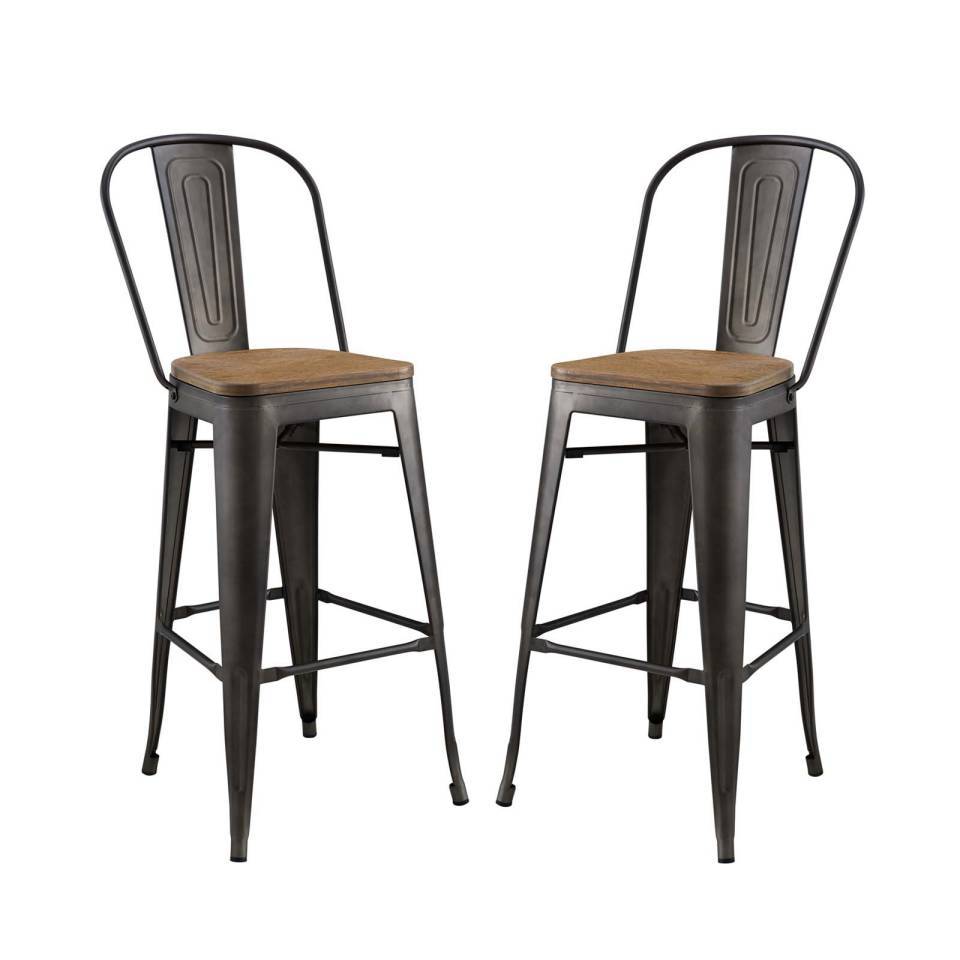 Modway Promenade Bar Stool Set of 2 | Bar Stools | Modishstore-7