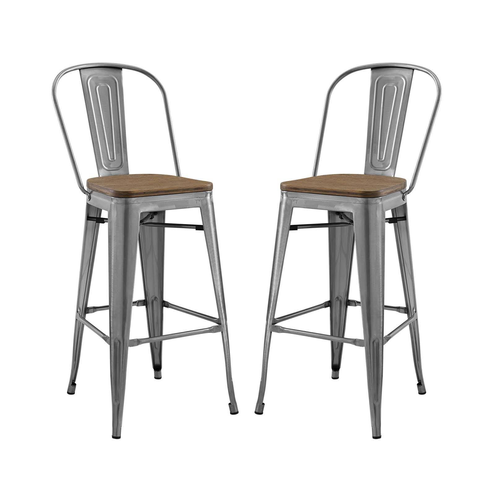 Modway Promenade Bar Stool Set of 2 | Bar Stools | Modishstore-8