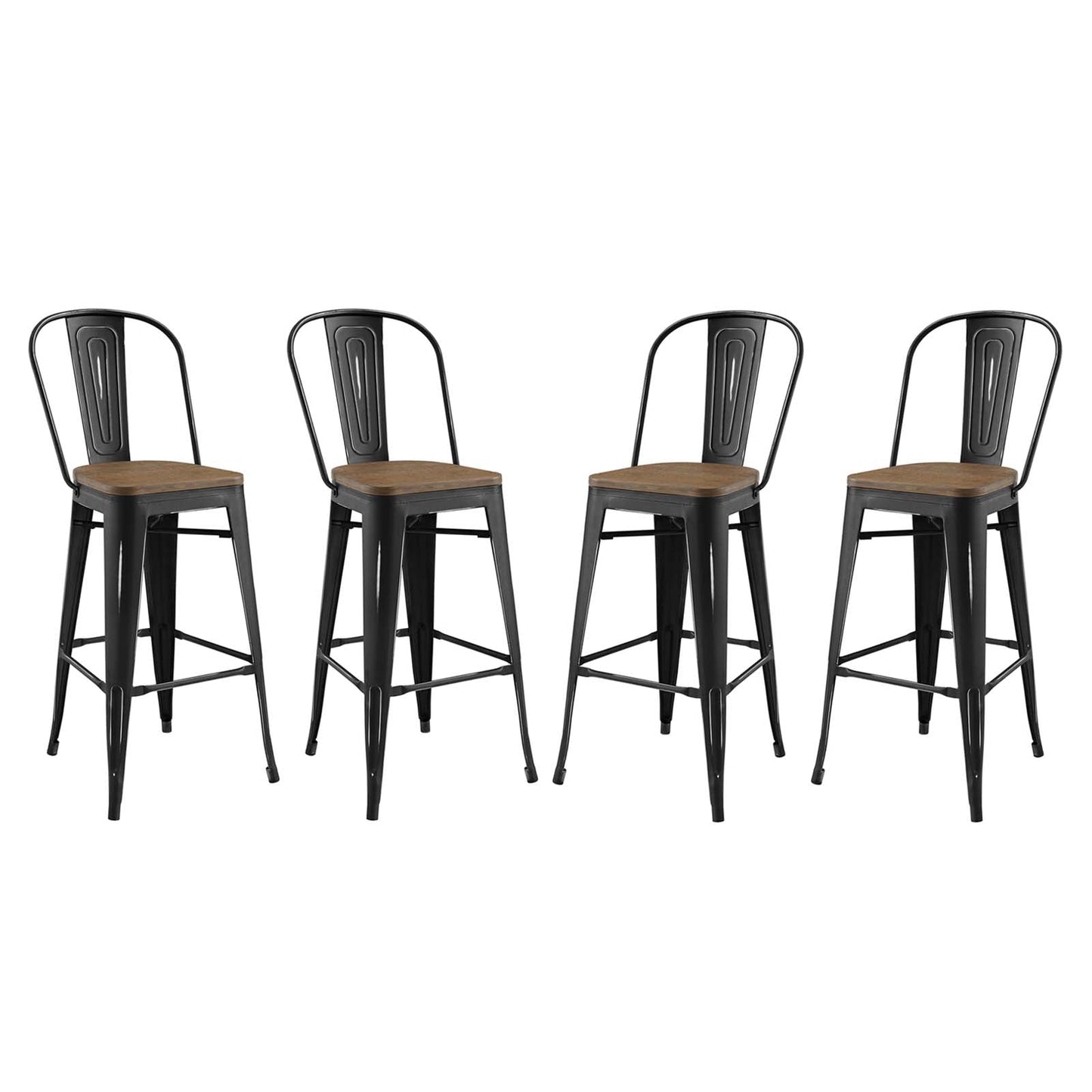 Promenade Bar Stool Set of 4 By Modway - EEI-3897 | Bar Stools | Modishstore - 2