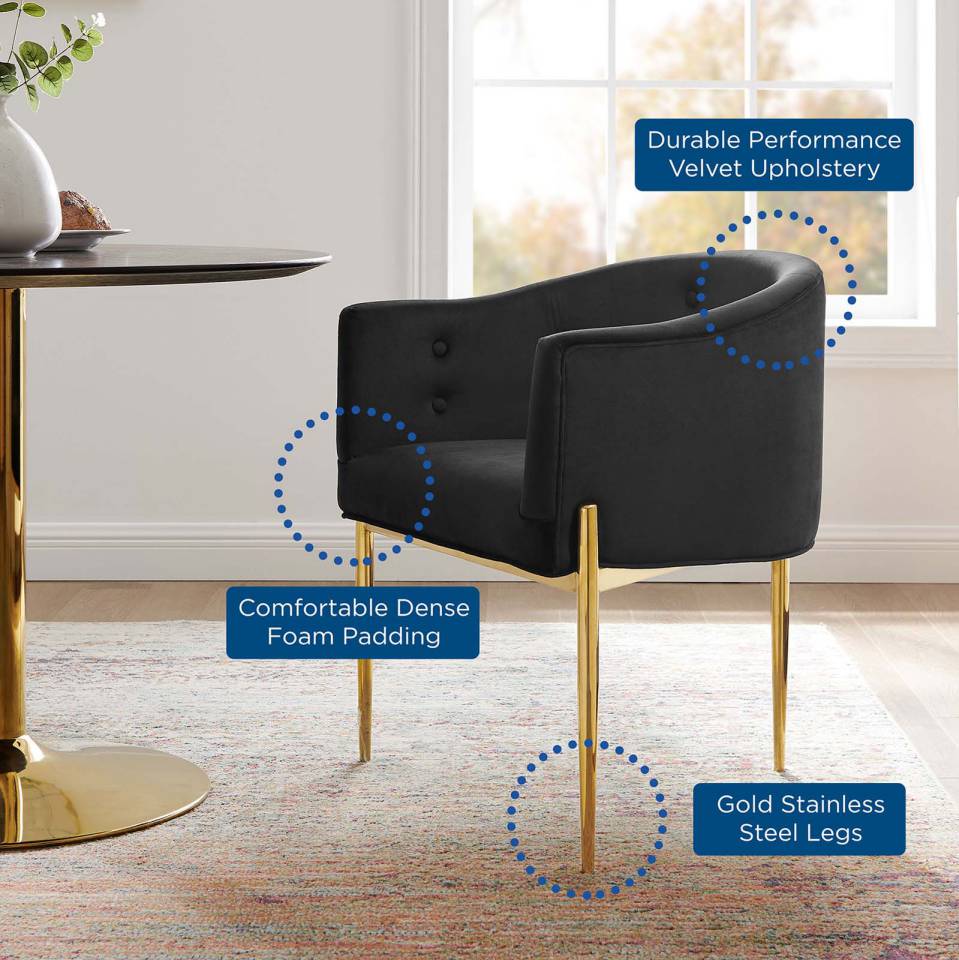 Modway Savour Tufted Performance Velvet Accent Chair | Accent Chairs | Modishstore-3