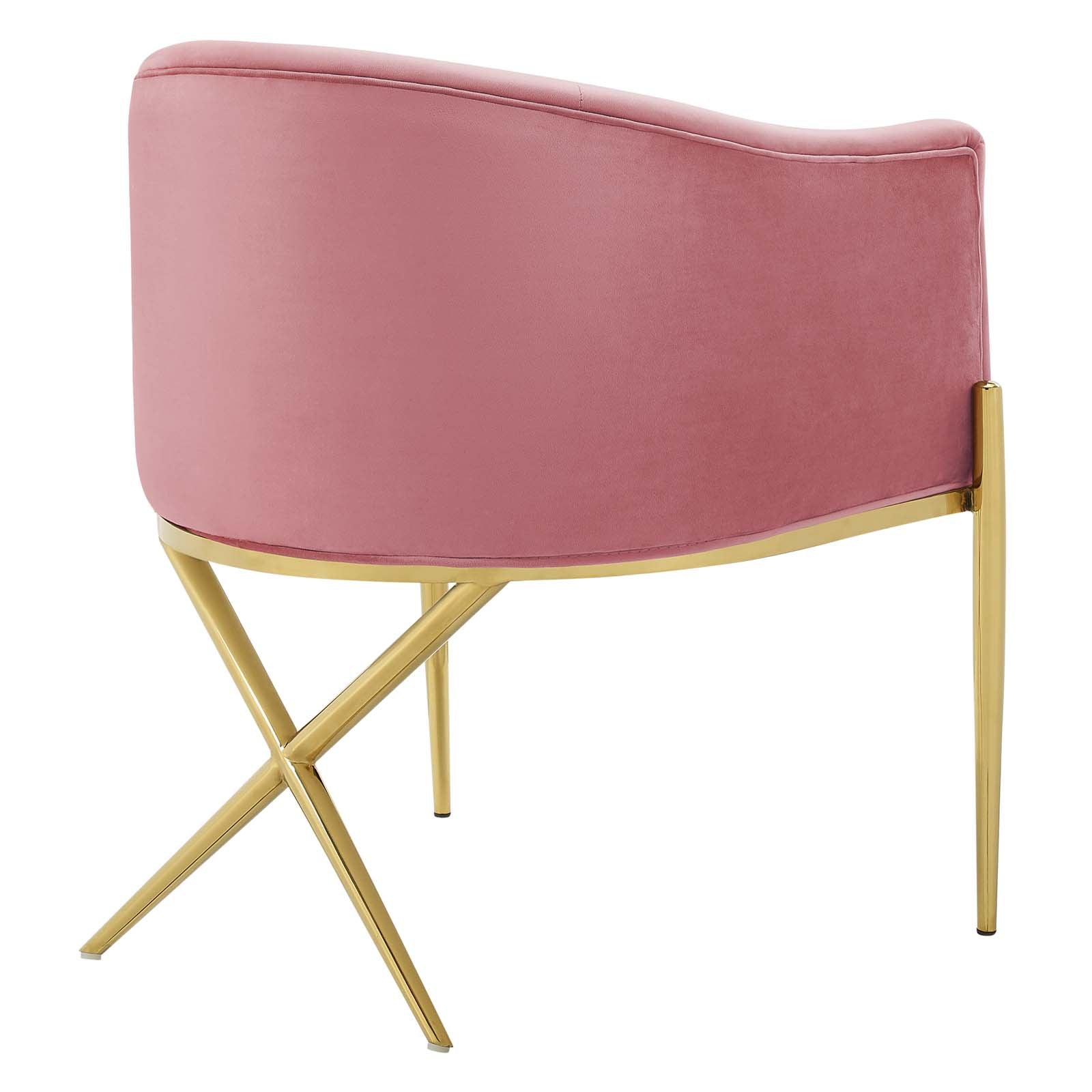 Savour Tufted Performance Velvet Accent Dining Armchair By Modway - EEI-3906 | Dining Chairs | Modishstore - 4