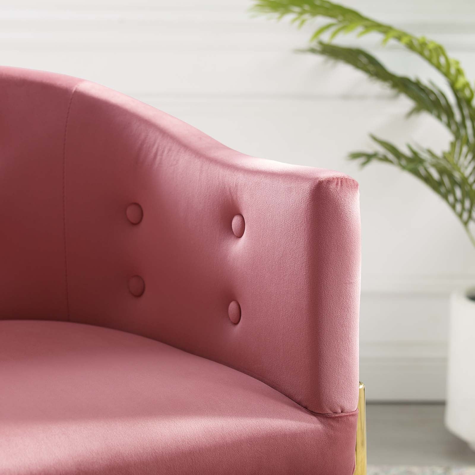 Savour Tufted Performance Velvet Accent Dining Armchair By Modway - EEI-3906 | Dining Chairs | Modishstore - 8