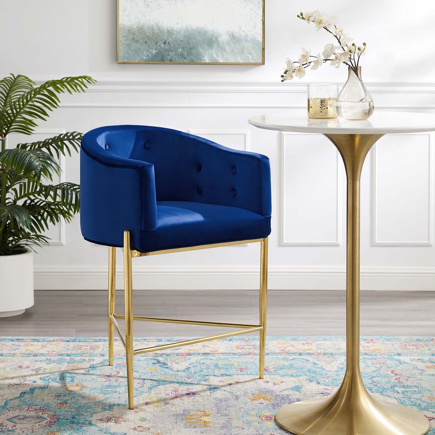 Savour Tufted Counter Stool By Modway - EEI-3910 | Counter Stools | Modishstore - 9