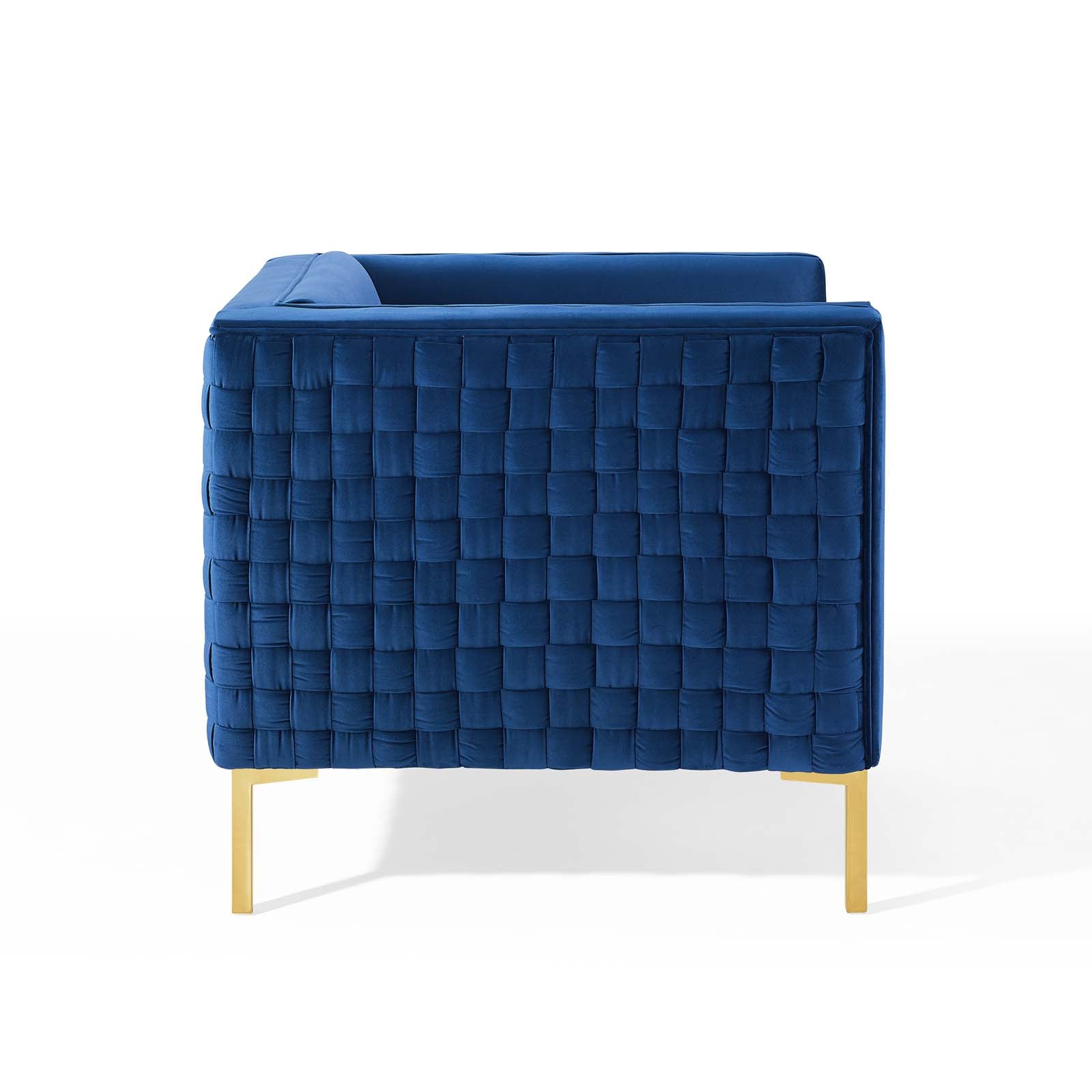 Resonate Performance Velvet Armchair By Modway - EEI-3916 | Armchairs | Modishstore - 4