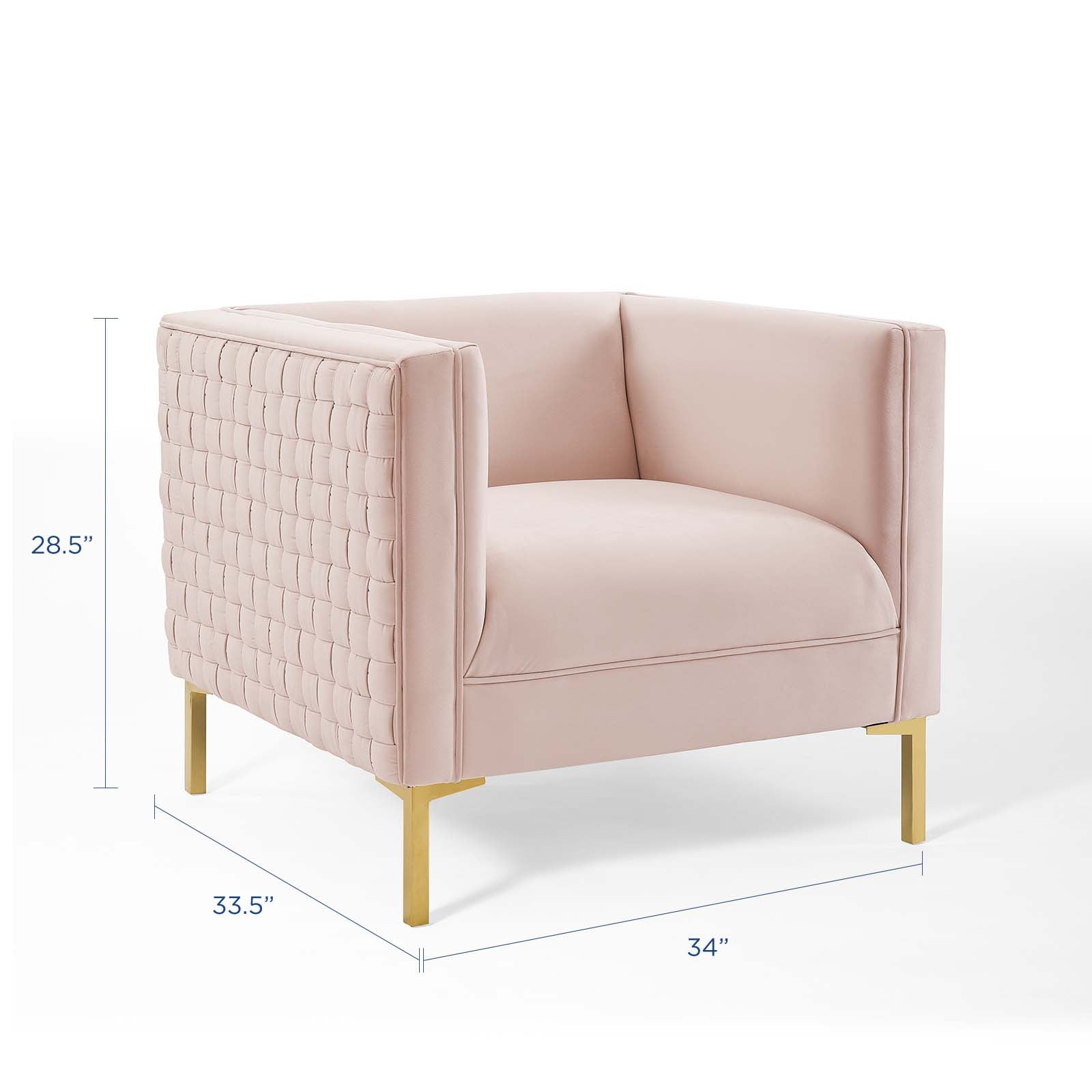 Resonate Performance Velvet Armchair By Modway - EEI-3916 | Armchairs | Modishstore - 11