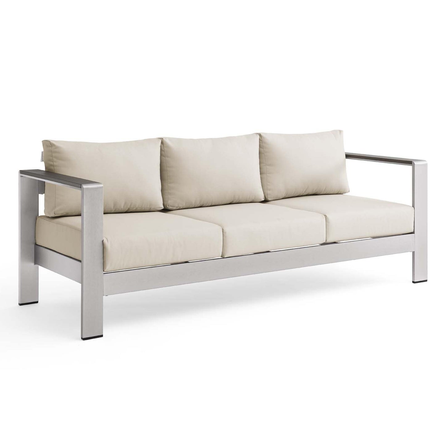 Modway Shore Outdoor Patio Aluminum Sofa | Outdoor Sofas, Loveseats & Sectionals | Modishstore-3