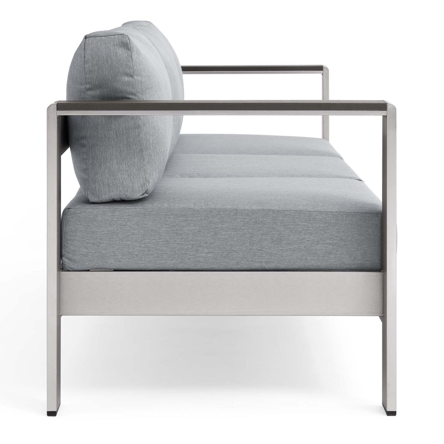Modway Shore Outdoor Patio Aluminum Sofa | Outdoor Sofas, Loveseats & Sectionals | Modishstore-14
