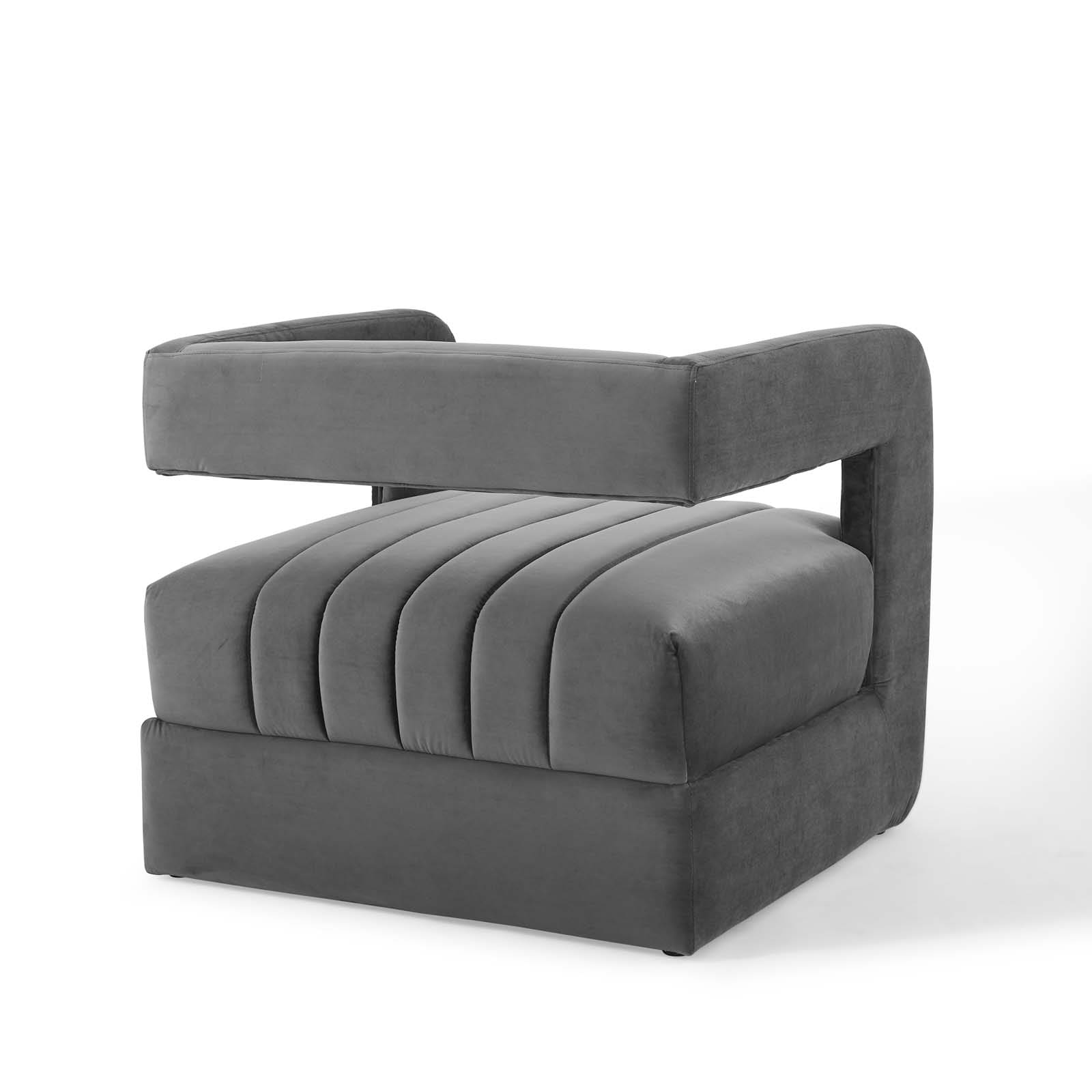 Modway Range Tufted Performance Velvet Accent Armchair | Armchairs | Modishstore-3