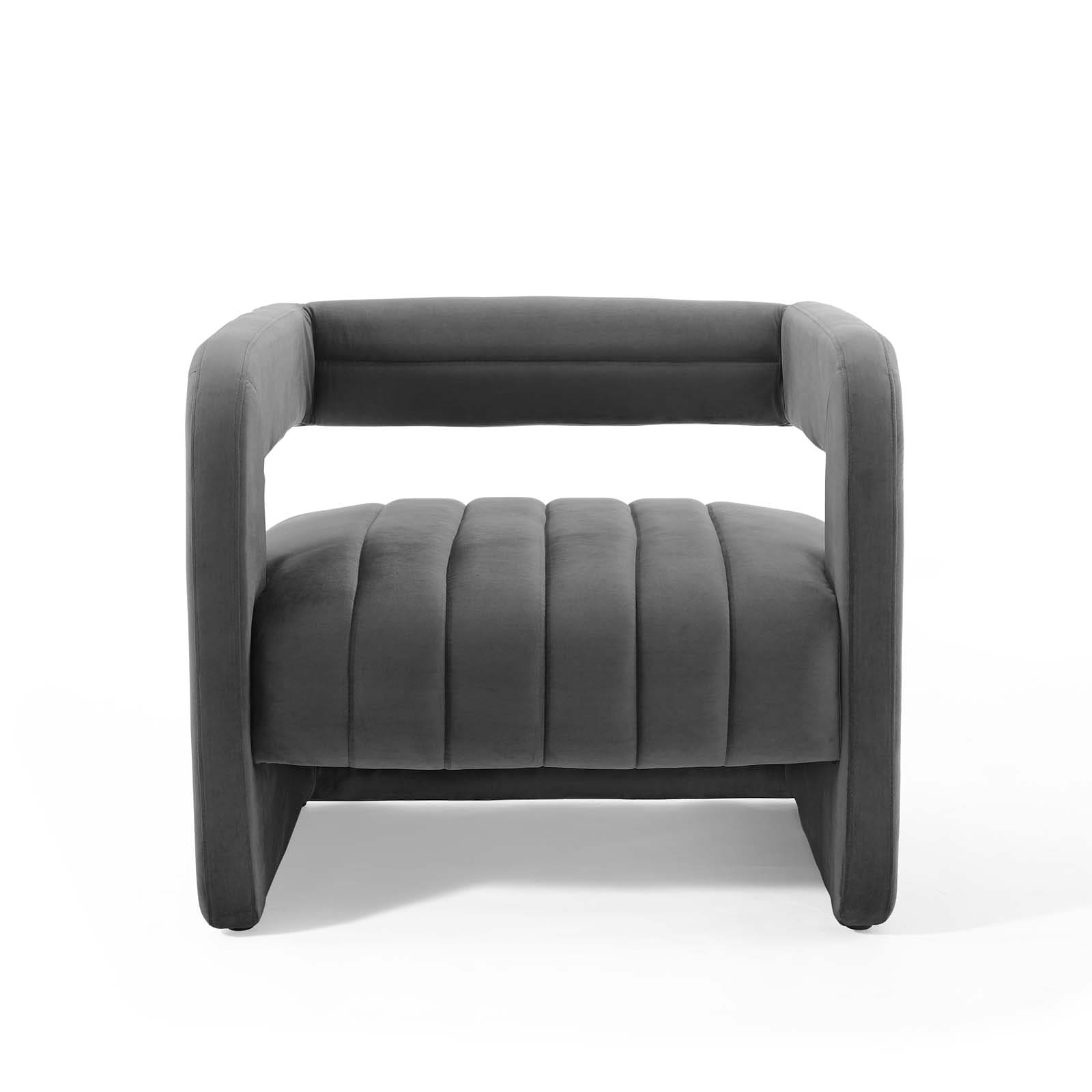Modway Range Tufted Performance Velvet Accent Armchair | Armchairs | Modishstore-5