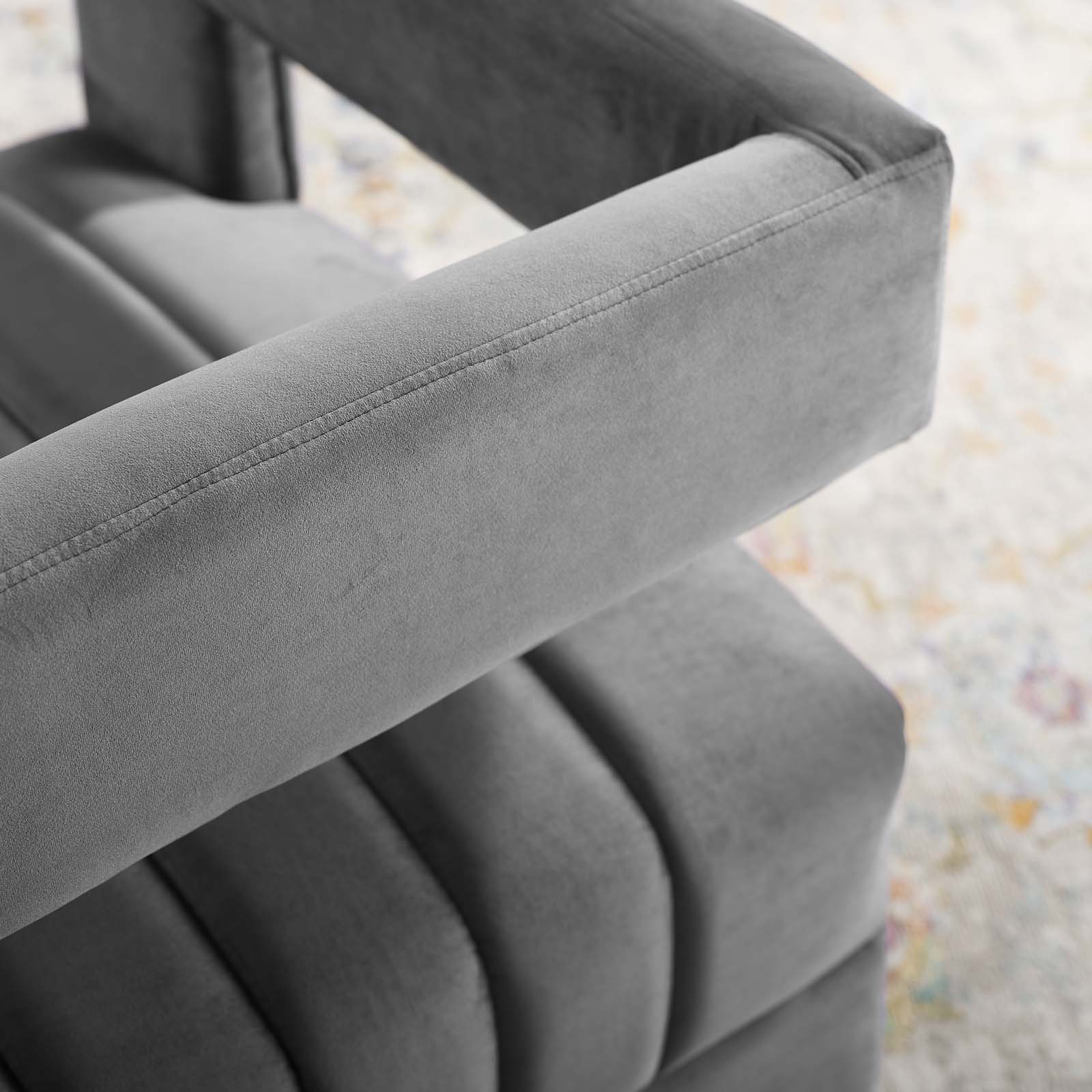Modway Range Tufted Performance Velvet Accent Armchair | Armchairs | Modishstore-7
