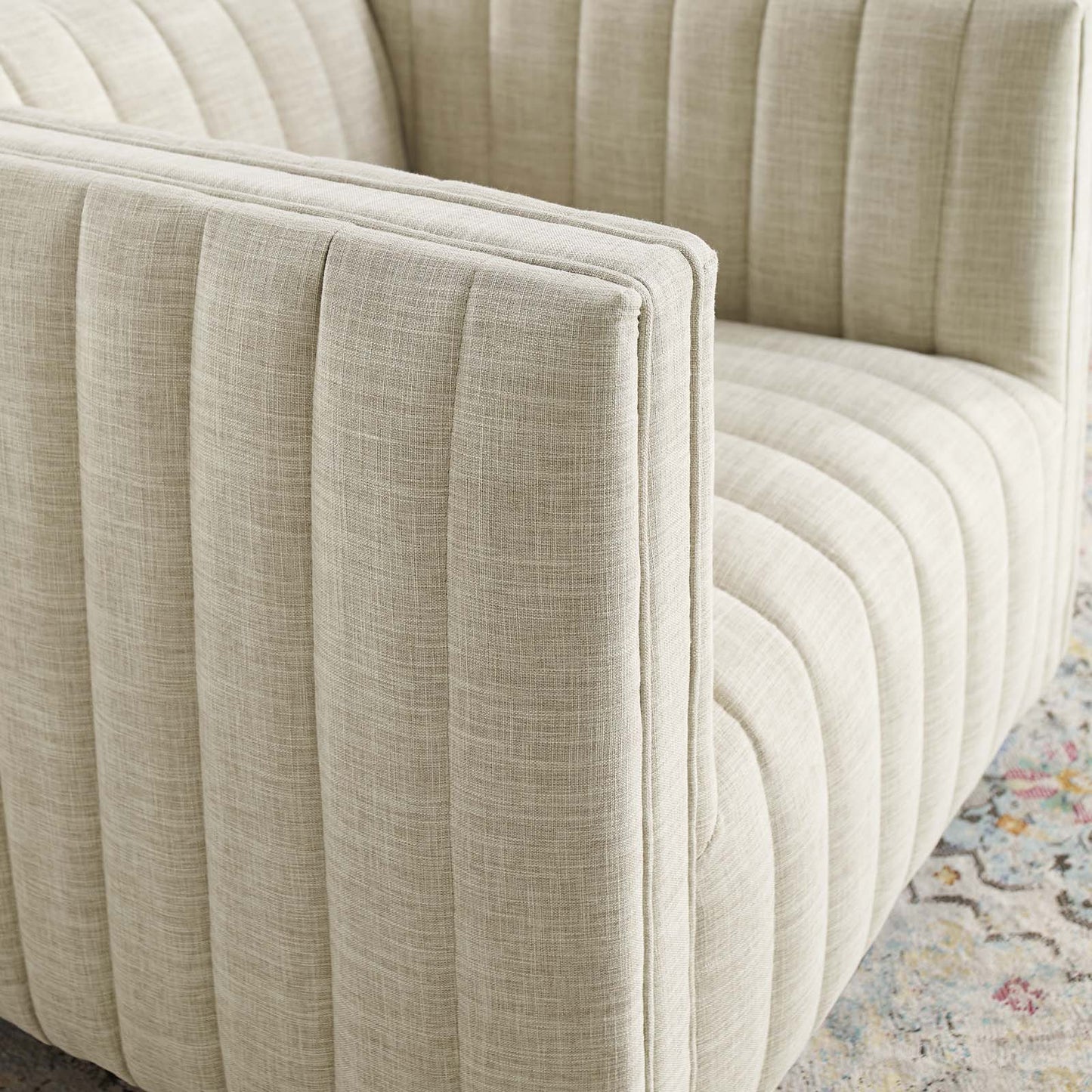 Modway Perception Tufted Swivel Upholstered Armchair | Armchairs | Modishstore-18