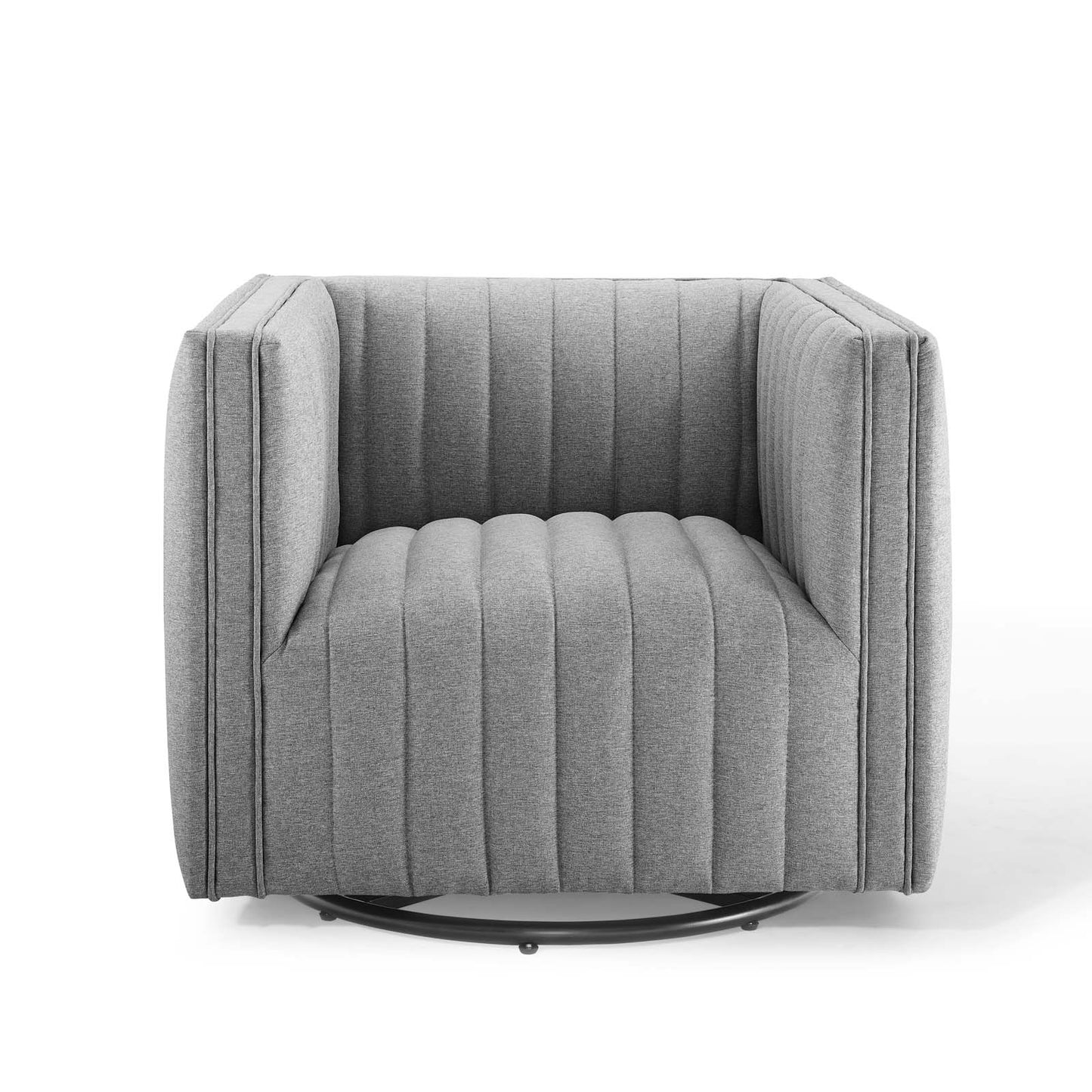Modway Perception Tufted Swivel Upholstered Armchair | Armchairs | Modishstore-26