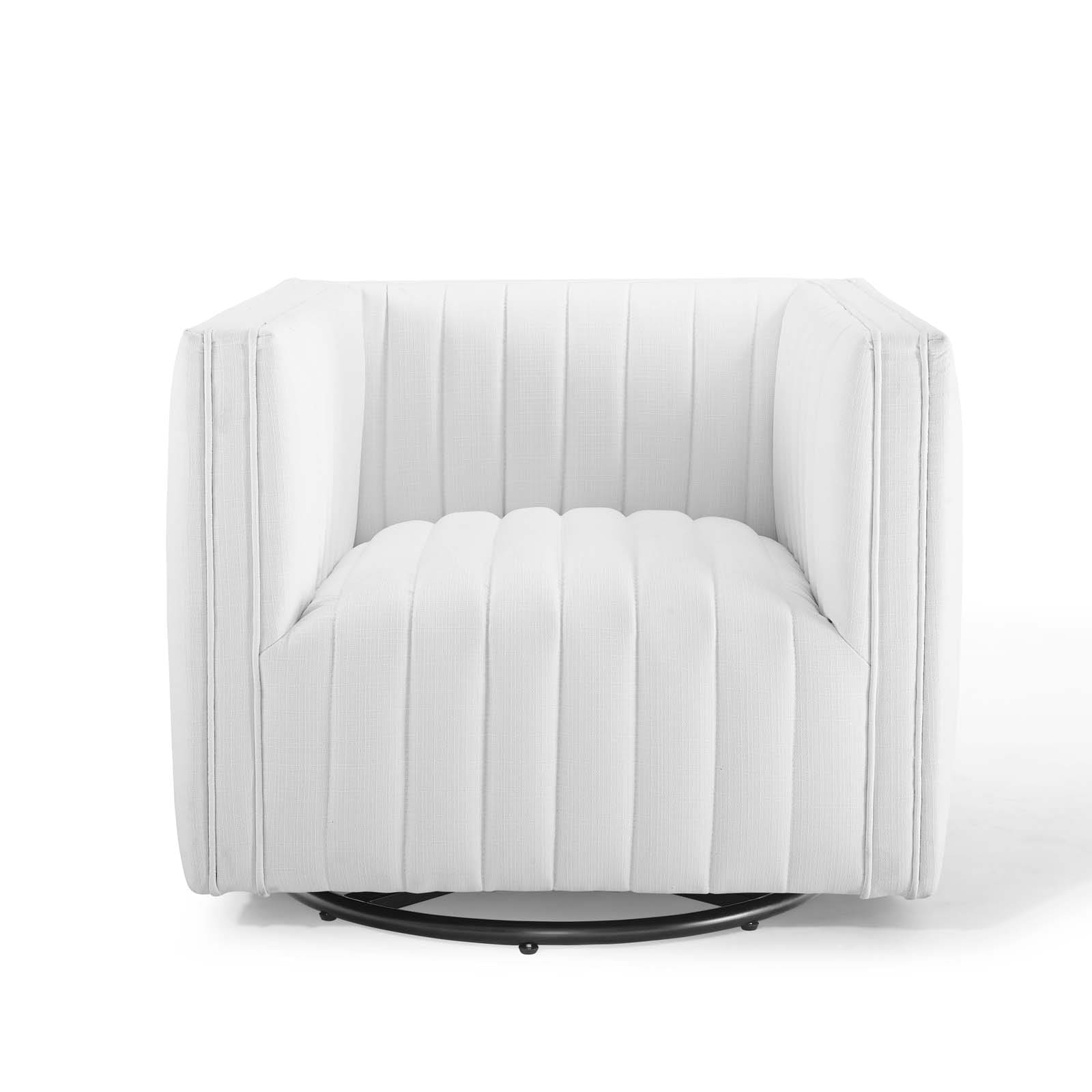 Modway Perception Tufted Swivel Upholstered Armchair | Armchairs | Modishstore-34