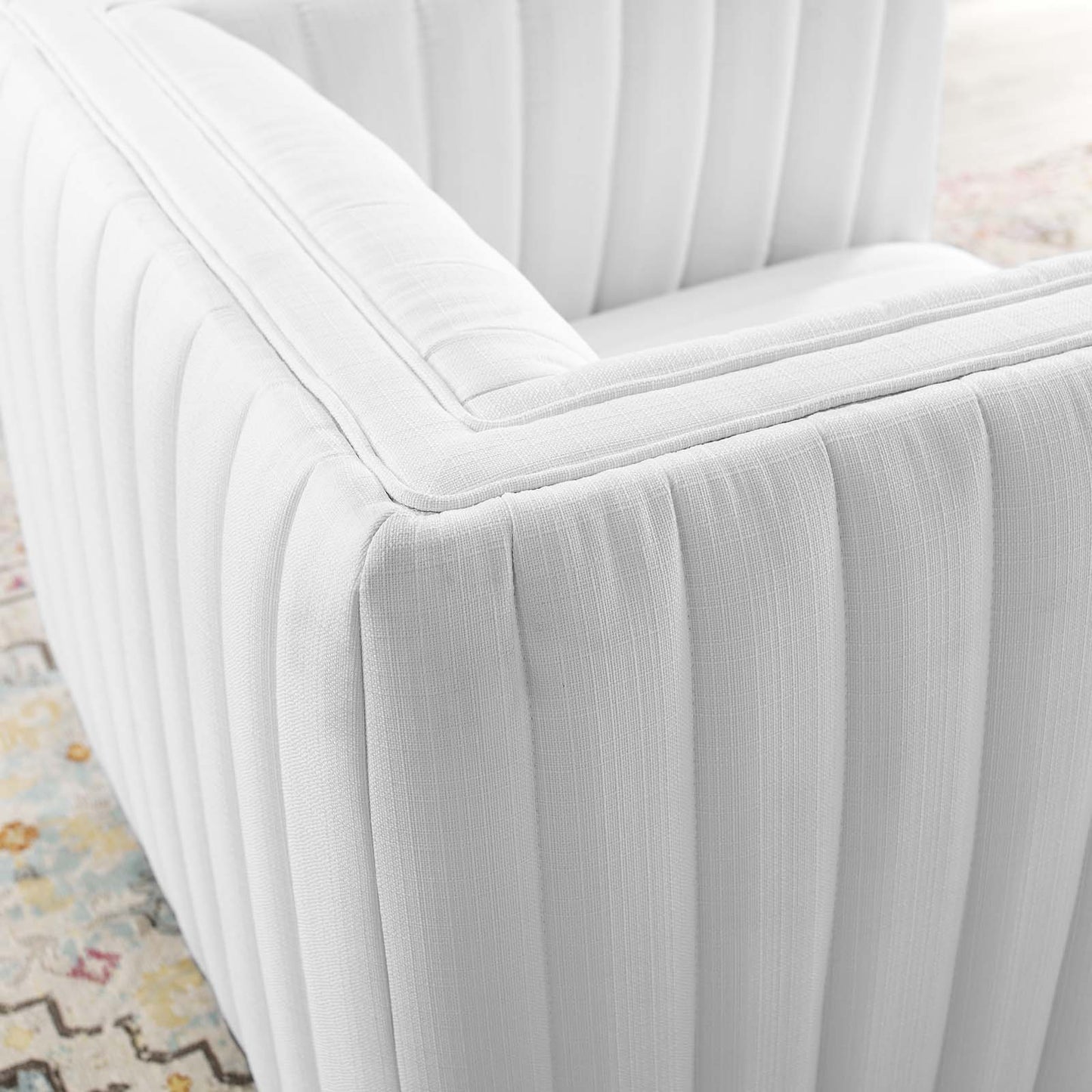 Modway Perception Tufted Swivel Upholstered Armchair | Armchairs | Modishstore-36