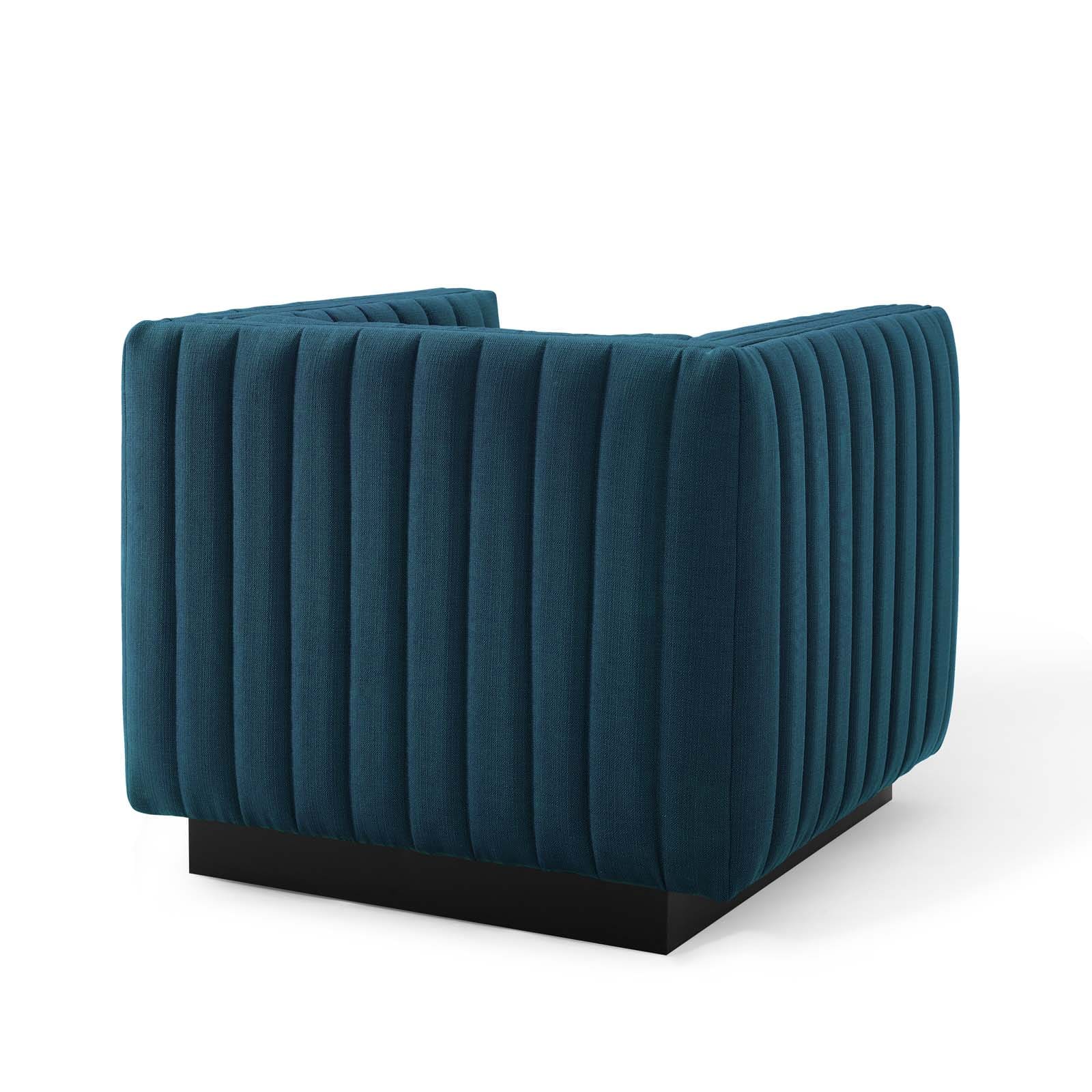 Modway Perception Tufted Upholstered Fabric Armchair | Armchairs | Modishstore-6