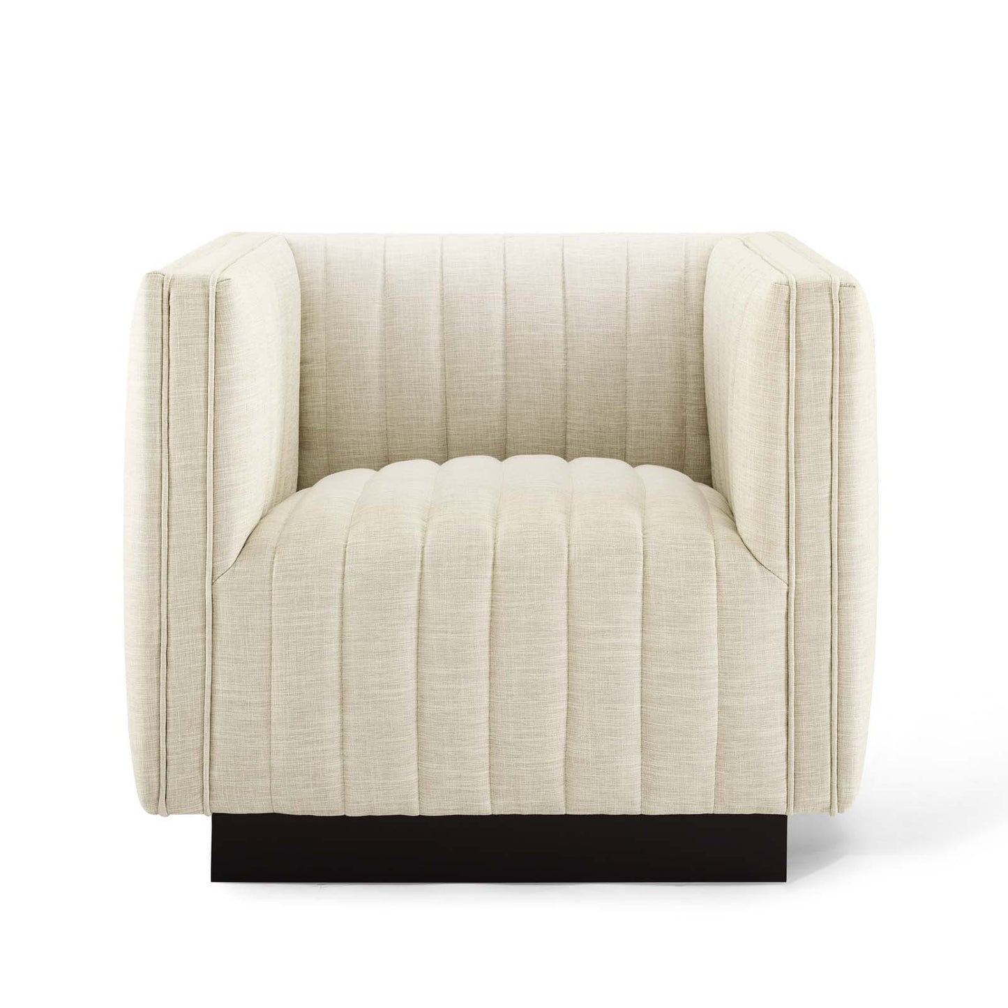 Modway Perception Tufted Upholstered Fabric Armchair | Armchairs | Modishstore-16
