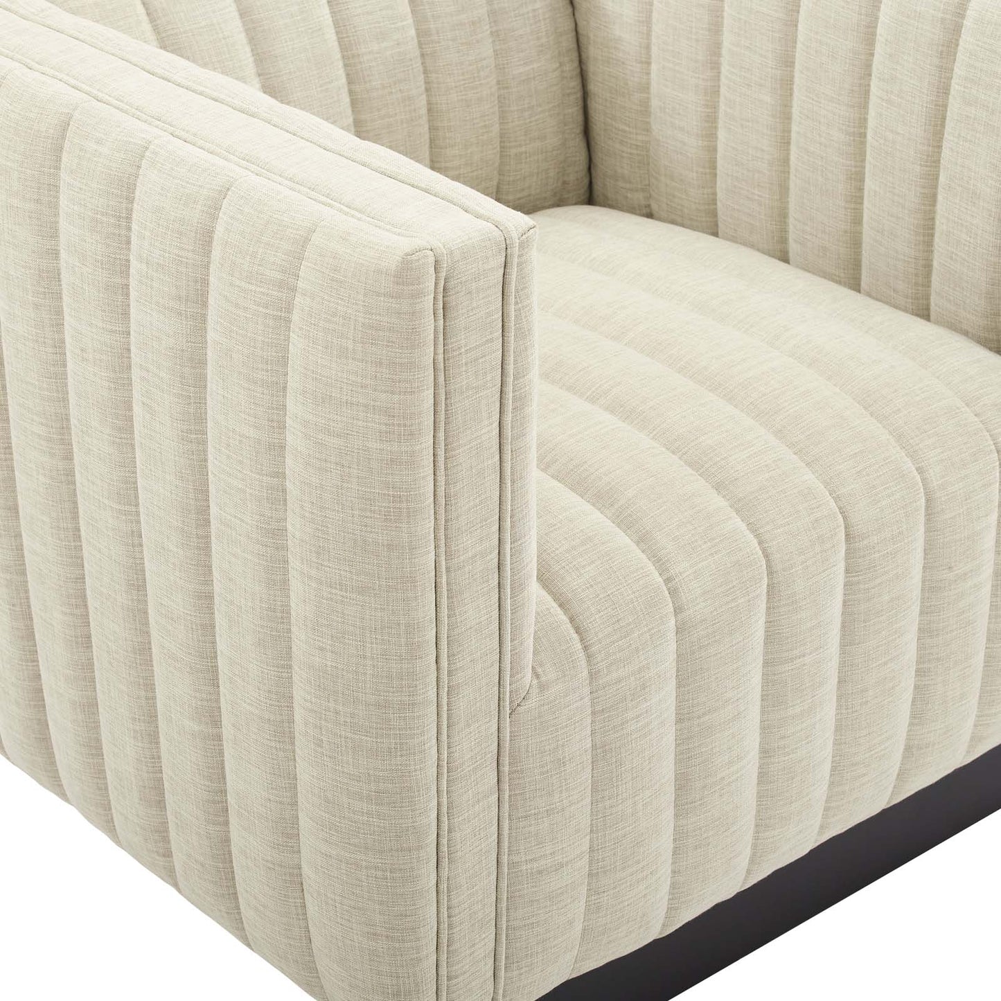 Modway Perception Tufted Upholstered Fabric Armchair | Armchairs | Modishstore-17