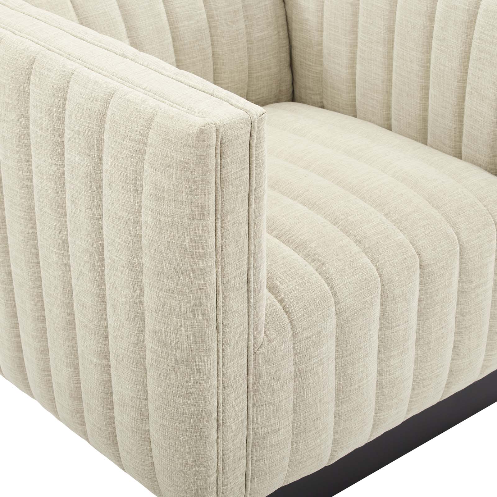 Modway Perception Tufted Upholstered Fabric Armchair | Armchairs | Modishstore-17