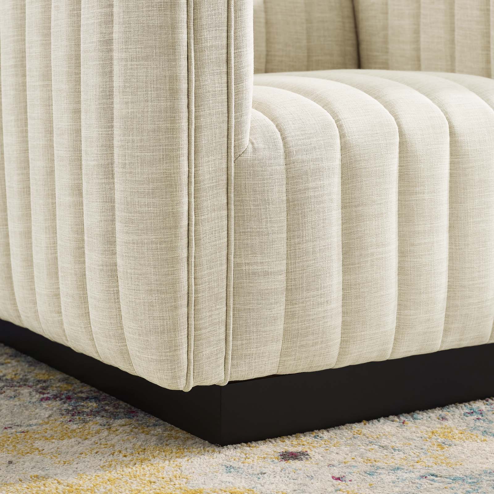 Modway Perception Tufted Upholstered Fabric Armchair | Armchairs | Modishstore-18