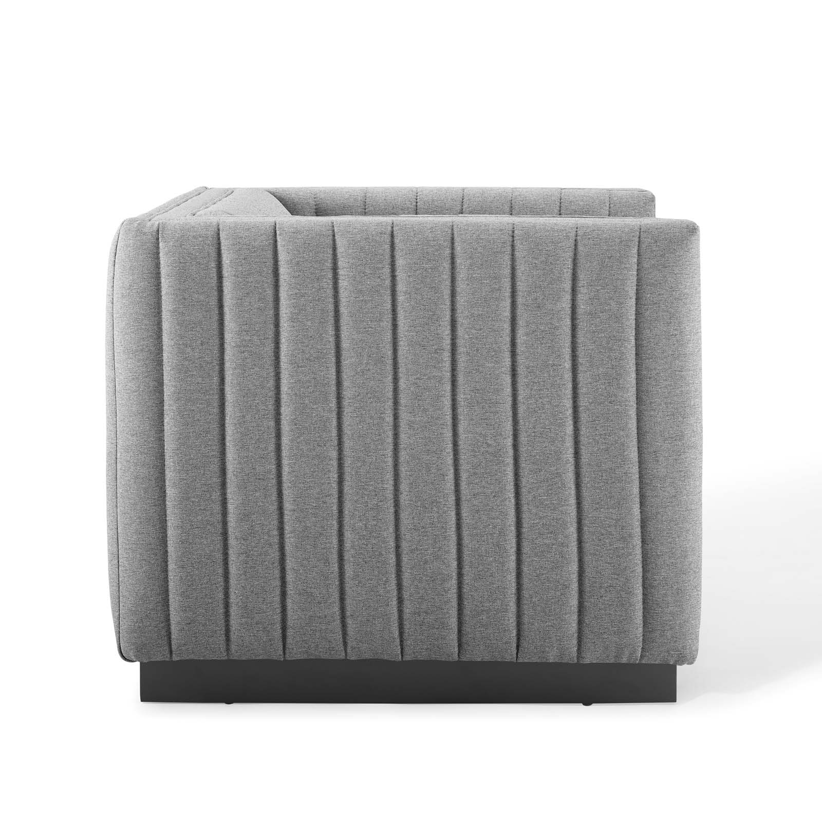 Modway Perception Tufted Upholstered Fabric Armchair | Armchairs | Modishstore-23