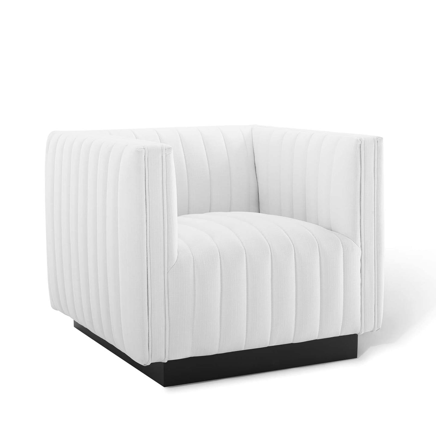 Modway Perception Tufted Upholstered Fabric Armchair | Armchairs | Modishstore-30