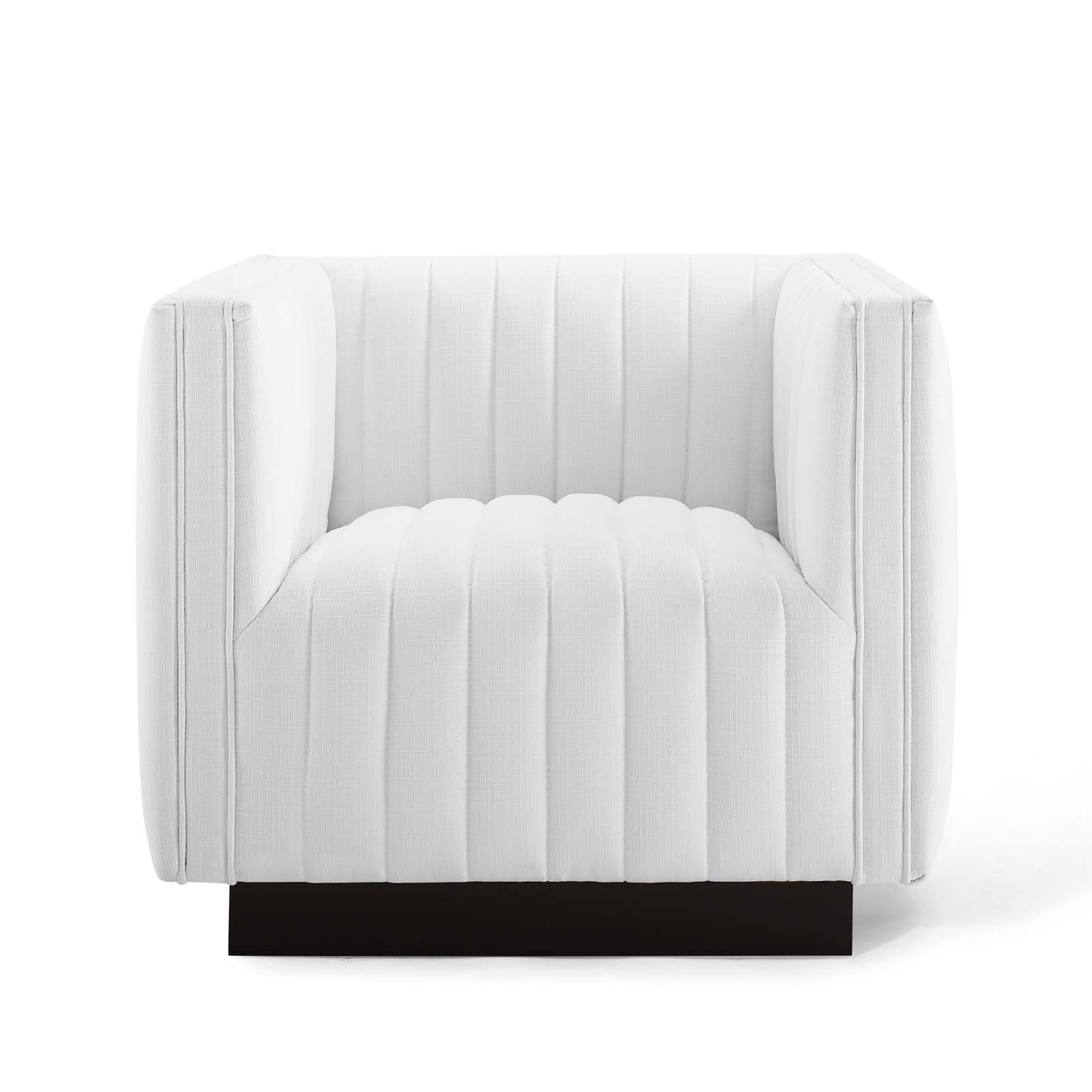 Modway Perception Tufted Upholstered Fabric Armchair | Armchairs | Modishstore-34