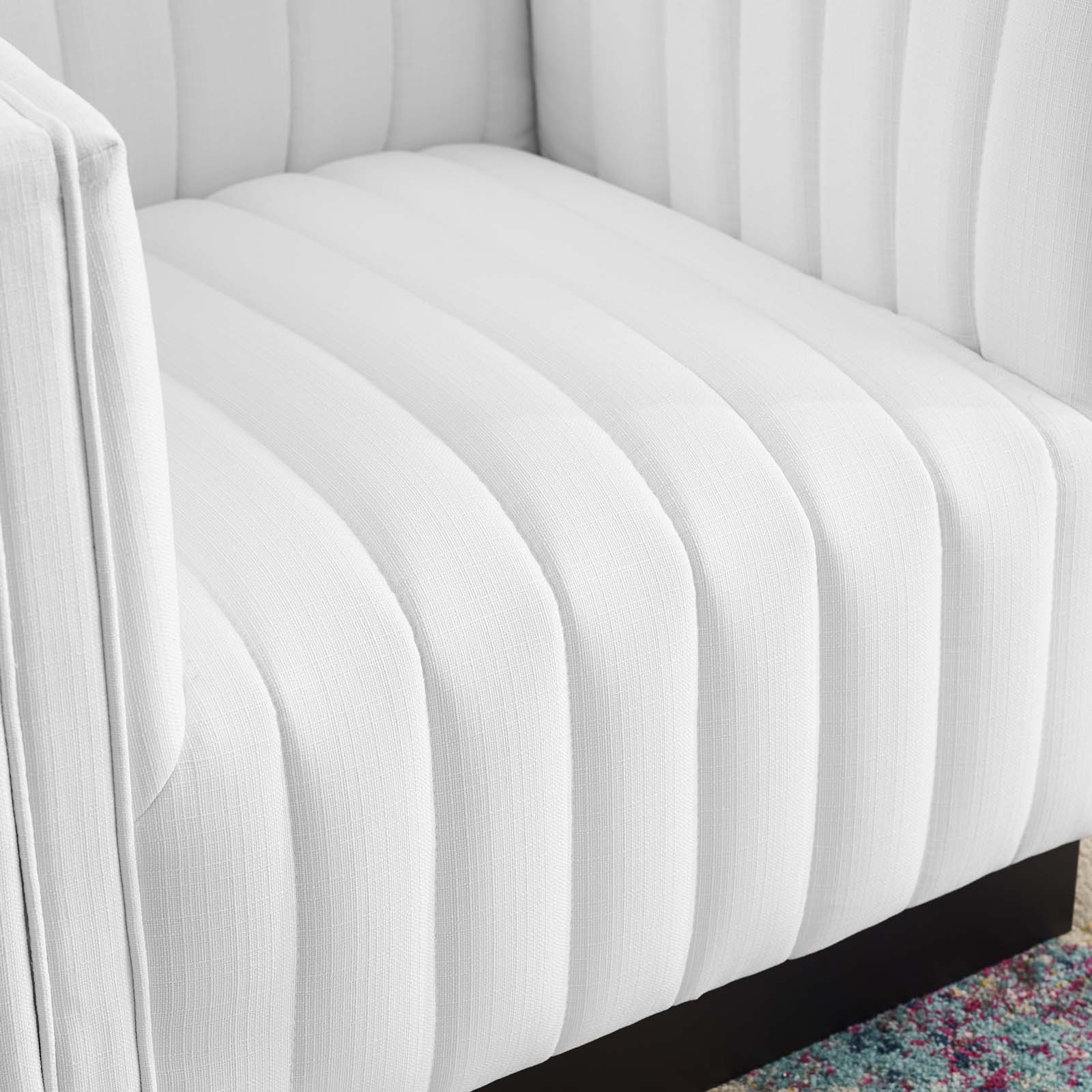 Modway Perception Tufted Upholstered Fabric Armchair | Armchairs | Modishstore-36