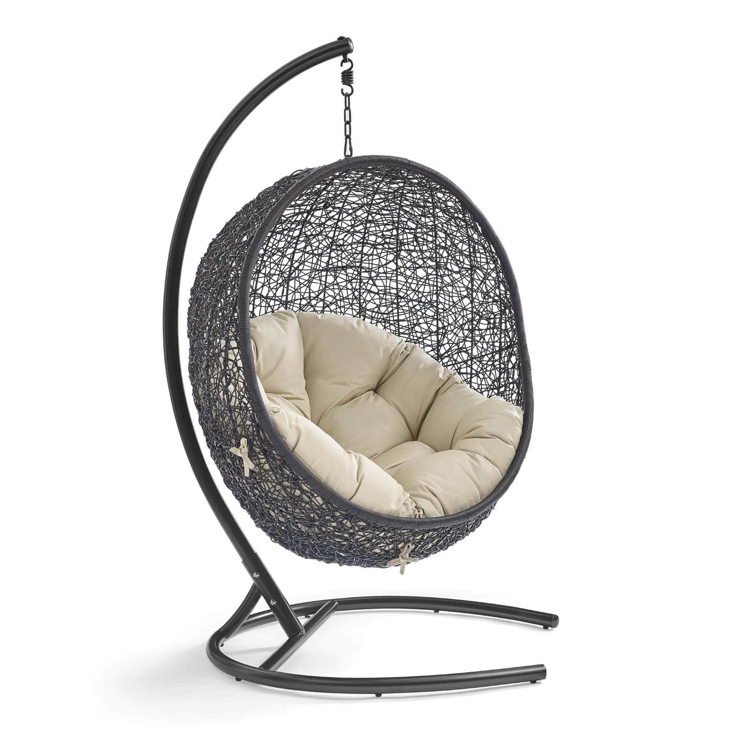 Modway Encase Sunbrella Swing Outdoor Patio Lounge Chair | Outdoor Porch Swings | 