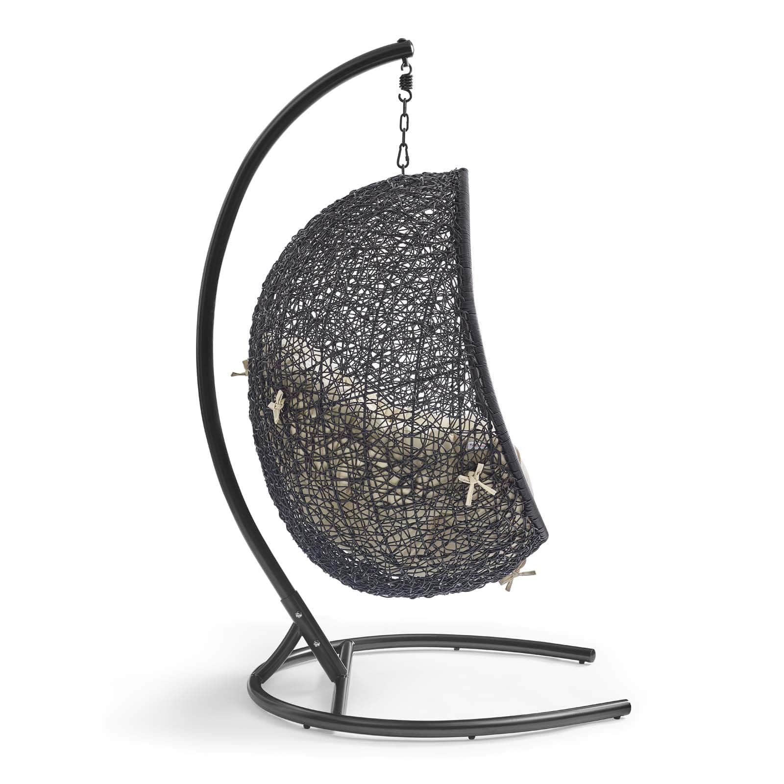 Modway Encase Sunbrella Swing Outdoor Patio Lounge Chair | Outdoor Porch Swings | 
