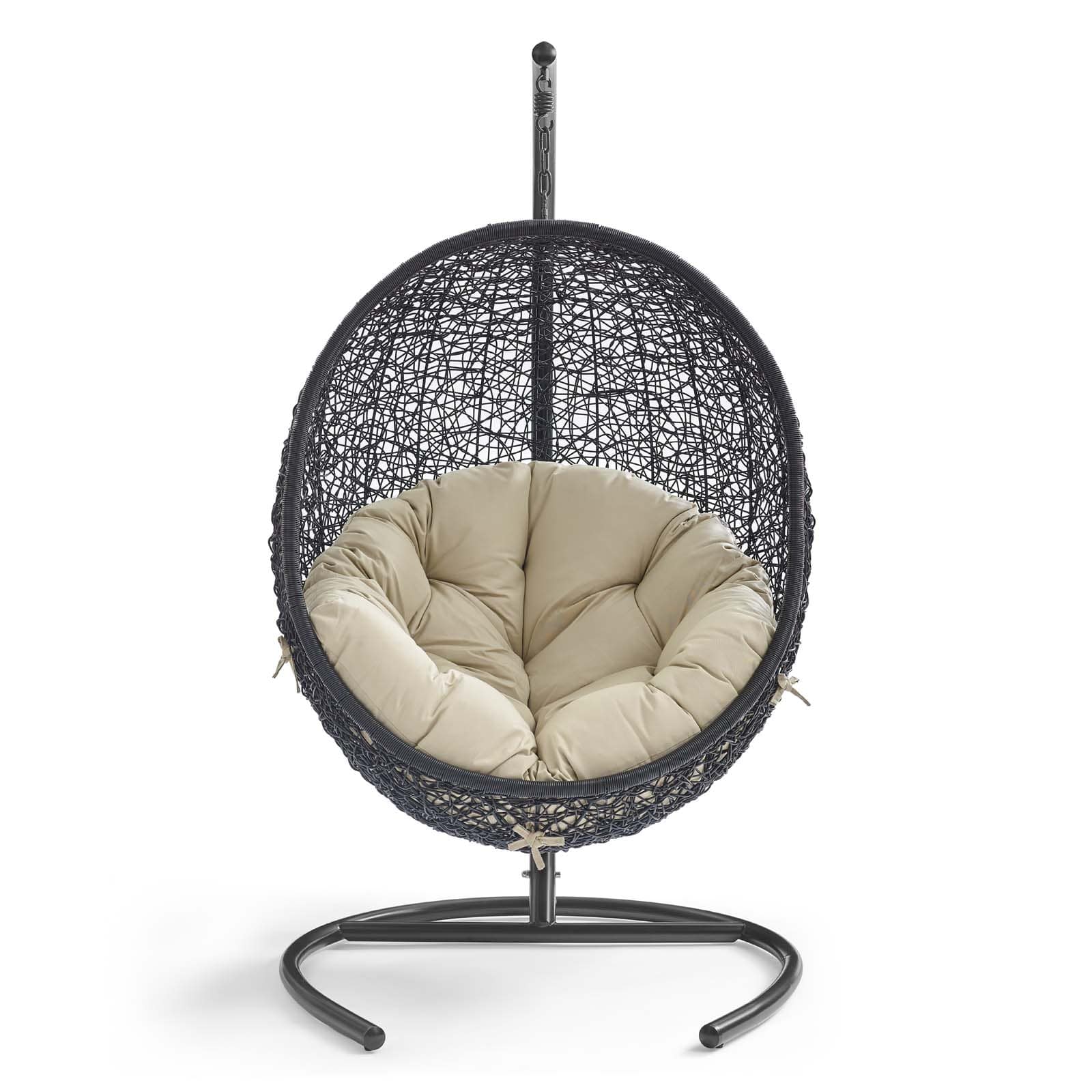 Modway Encase Sunbrella Swing Outdoor Patio Lounge Chair | Outdoor Porch Swings | 