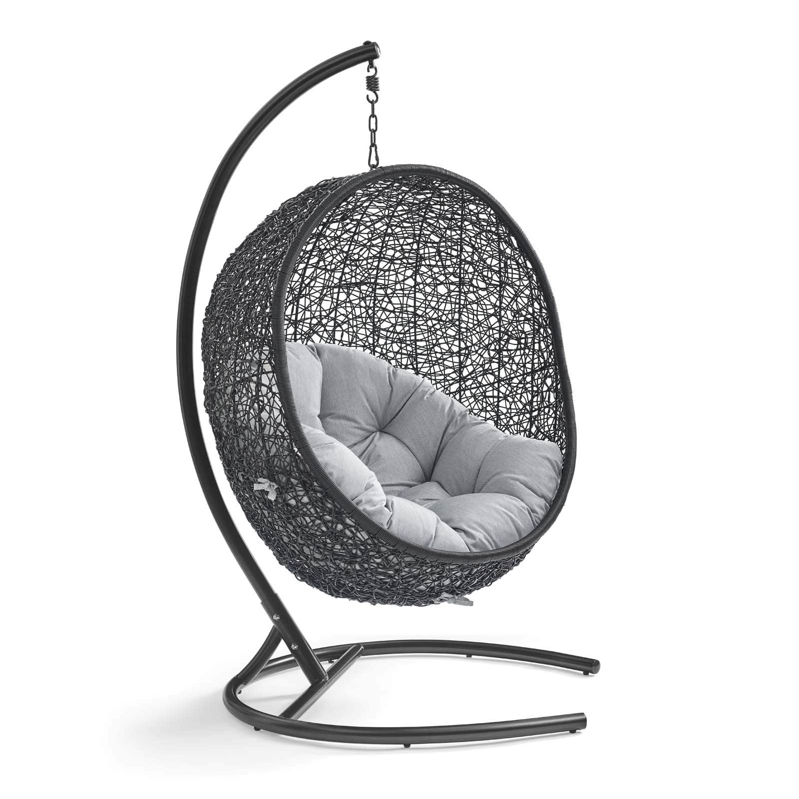 Modway Encase Sunbrella Swing Outdoor Patio Lounge Chair | Outdoor Porch Swings | 