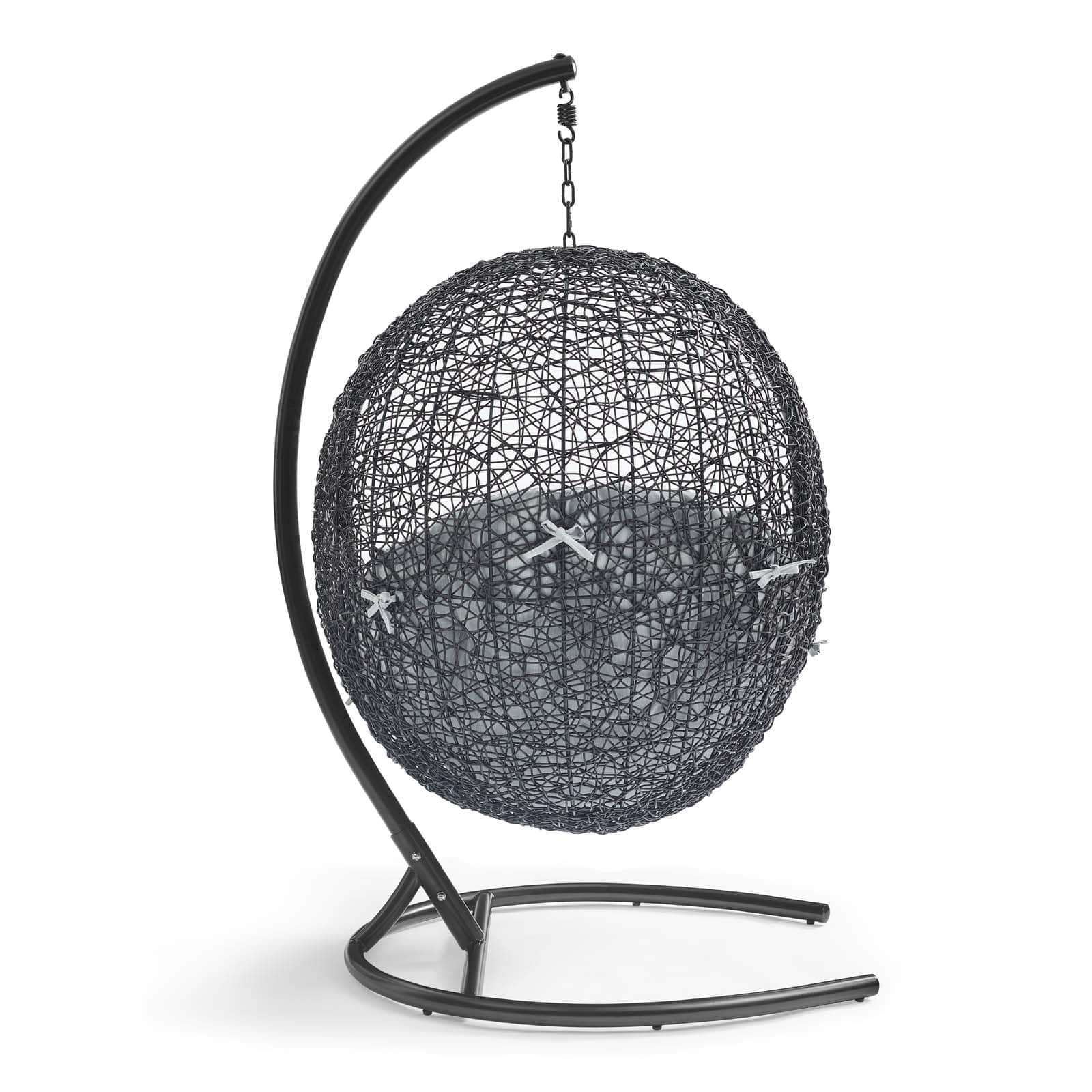 Modway Encase Sunbrella Swing Outdoor Patio Lounge Chair | Outdoor Porch Swings | 