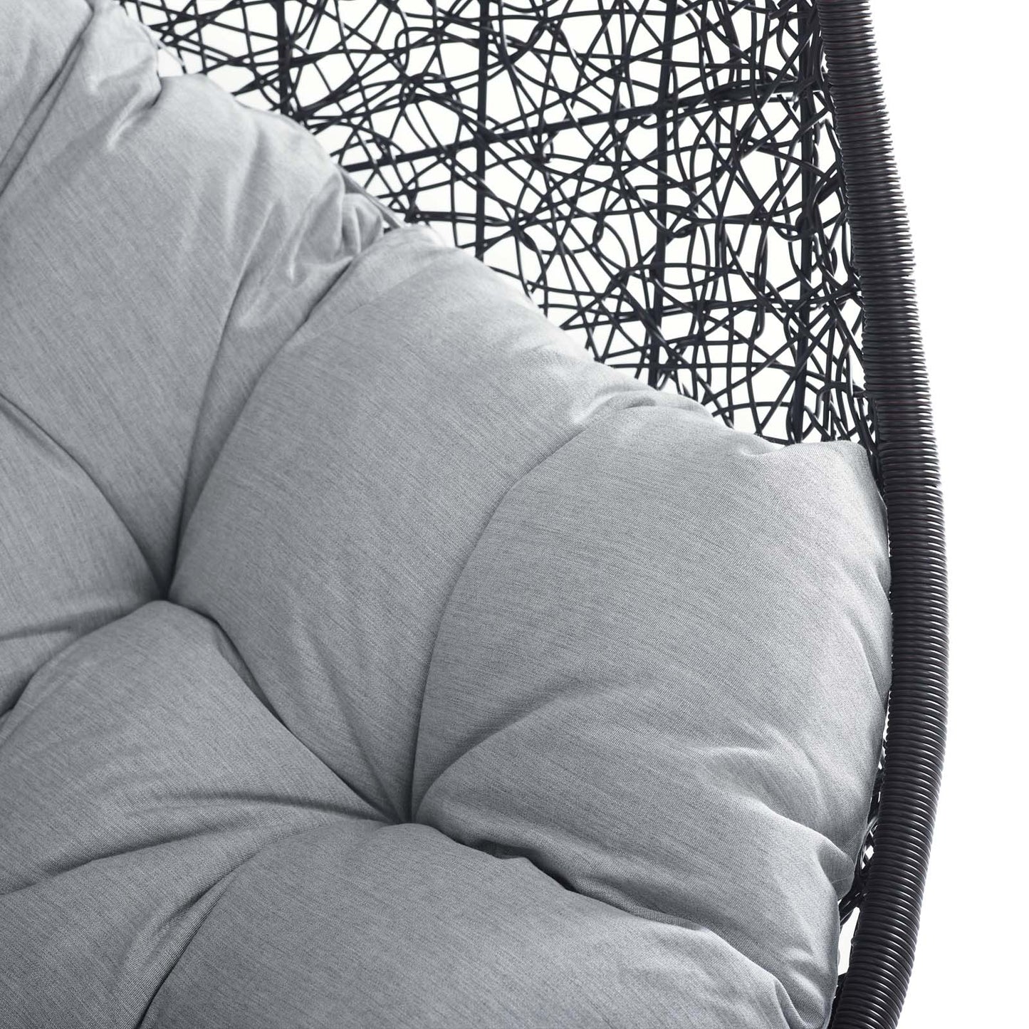 Modway Encase Sunbrella Swing Outdoor Patio Lounge Chair | Outdoor Porch Swings | 