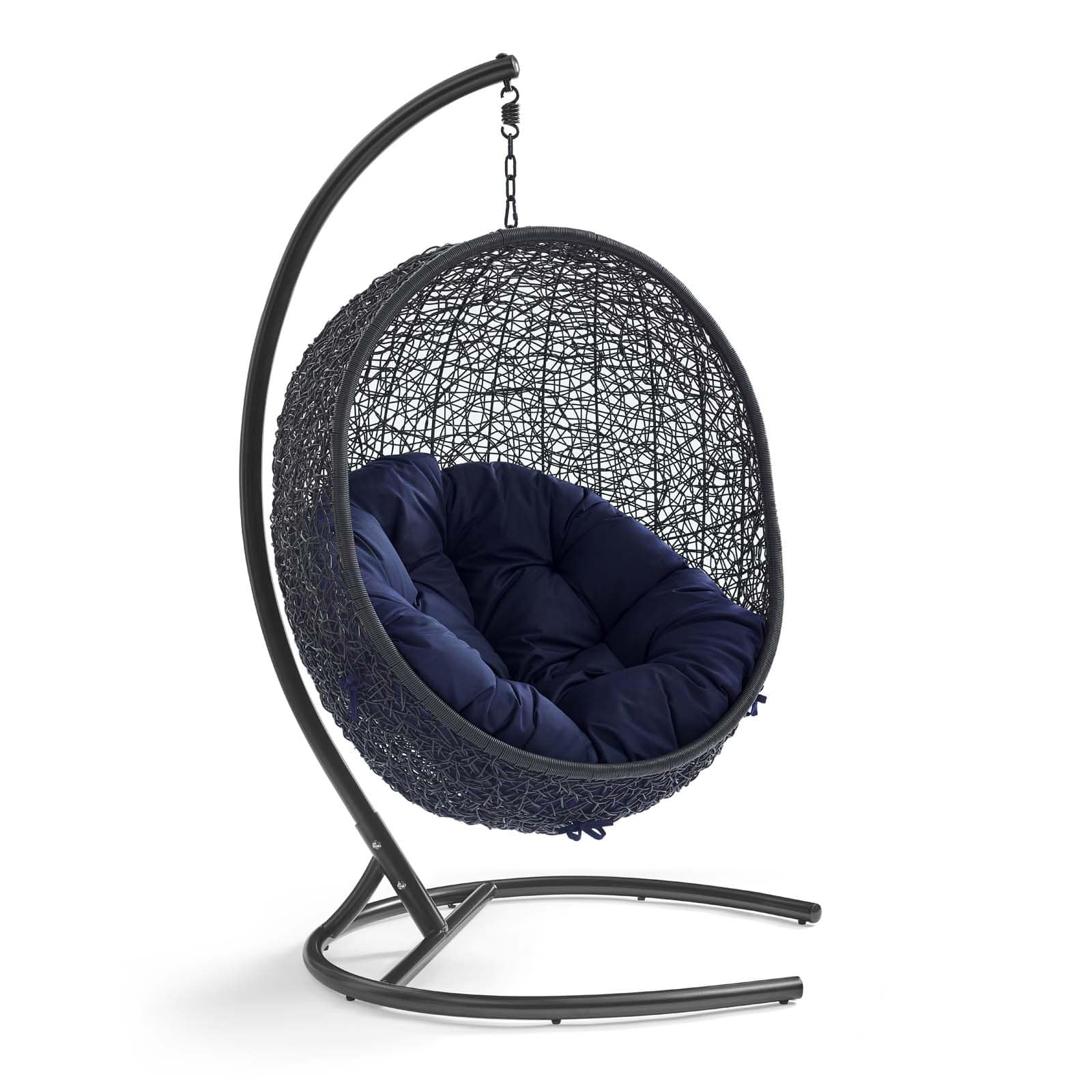 Modway Encase Sunbrella Swing Outdoor Patio Lounge Chair | Outdoor Porch Swings | 