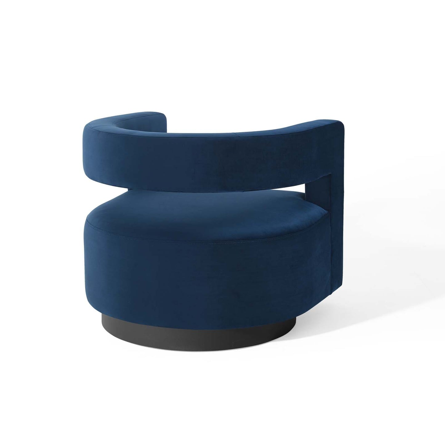 Modway Spin Cutaway Performance Velvet Swivel Armchair | Armchairs | Modishstore-20