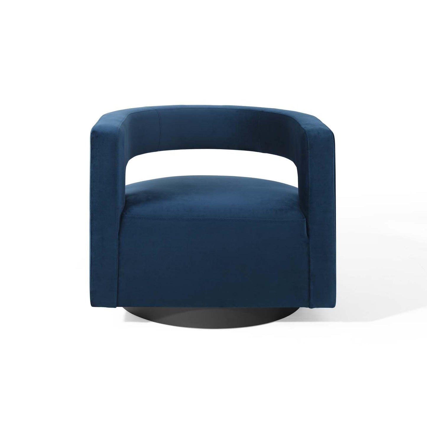 Modway Spin Cutaway Performance Velvet Swivel Armchair | Armchairs | Modishstore-21