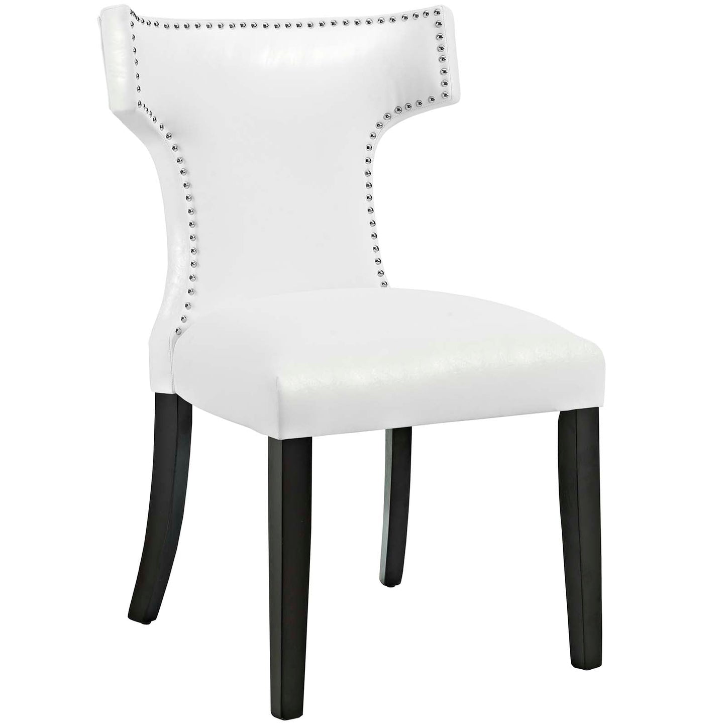 Modway Curve Dining Chair Vinyl Set of 2 | Dining Chairs | 