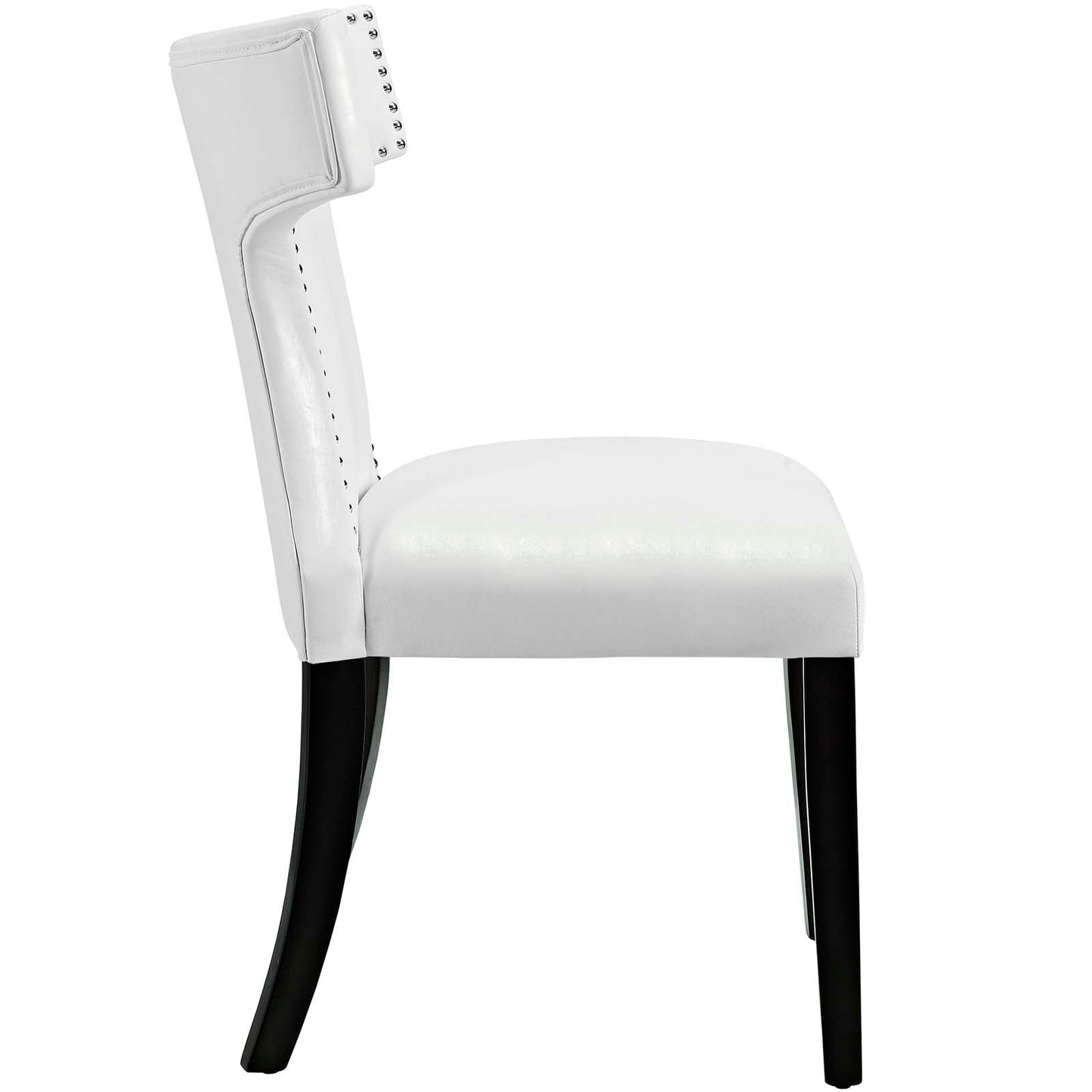 Modway Curve Dining Chair Vinyl Set of 2 | Dining Chairs | 