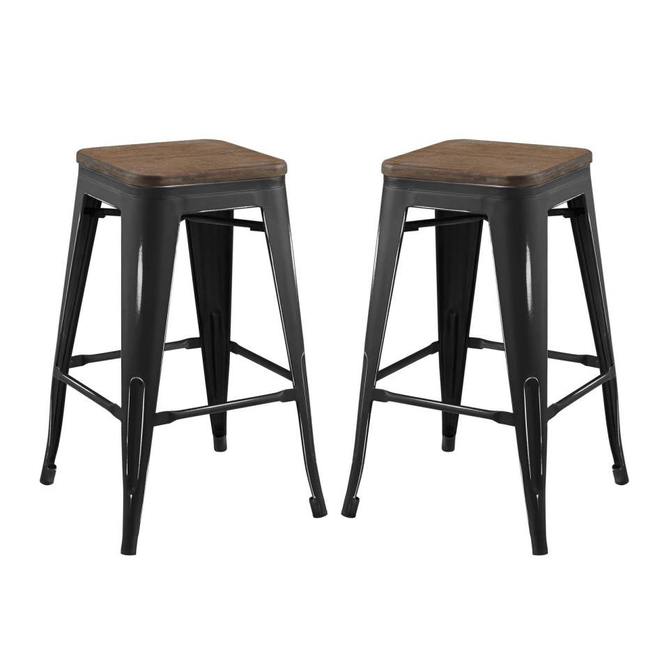 Modway Promenade Counter Stool Set of 2 | Counter Stools | Modishstore-2