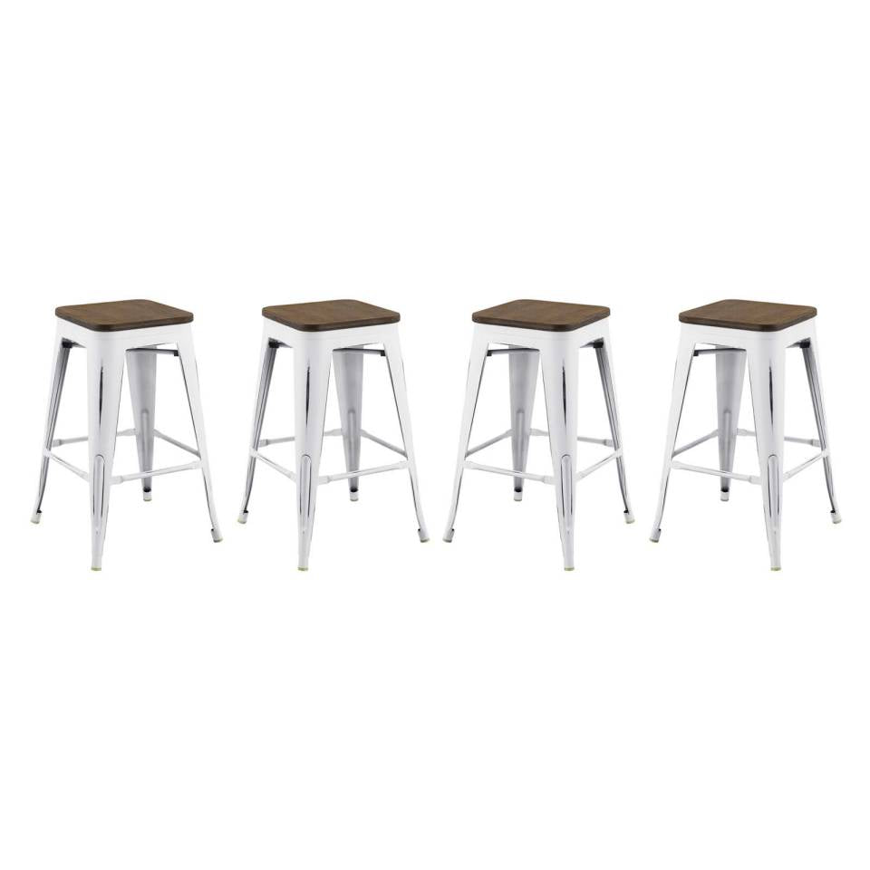 Modway Promenade Counter Stool Set of 4 | Bar Stools | Modishstore-7