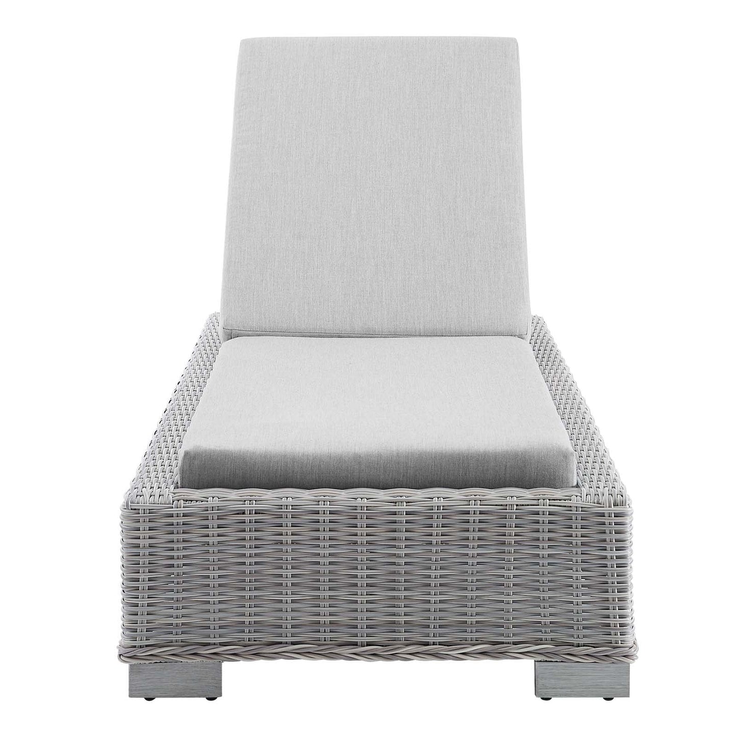 Modway Conway Sunbrella® Outdoor Patio Wicker Rattan Chaise Lounge | Outdoor Recliners & Lounge Chairs | 