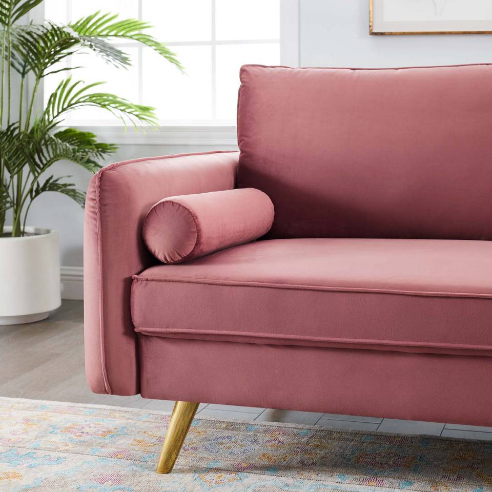 Modway Revive Performance Velvet Sofa | Sofas | Modishstore