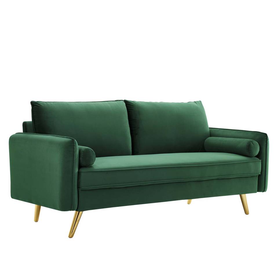 Modway Revive Performance Velvet Sofa | Sofas | Modishstore-9