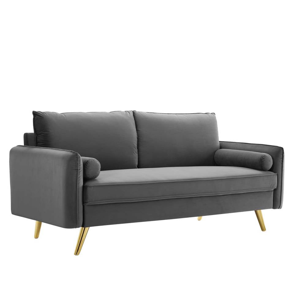 Modway Revive Performance Velvet Sofa | Sofas | Modishstore-10